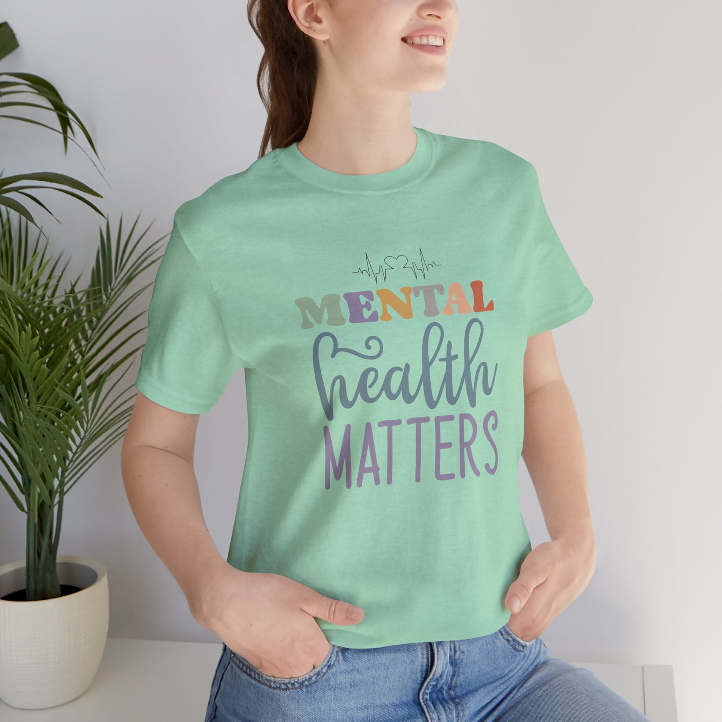 Mental Health Matters Unisex Tee Shirt - Mental Health Wear TN