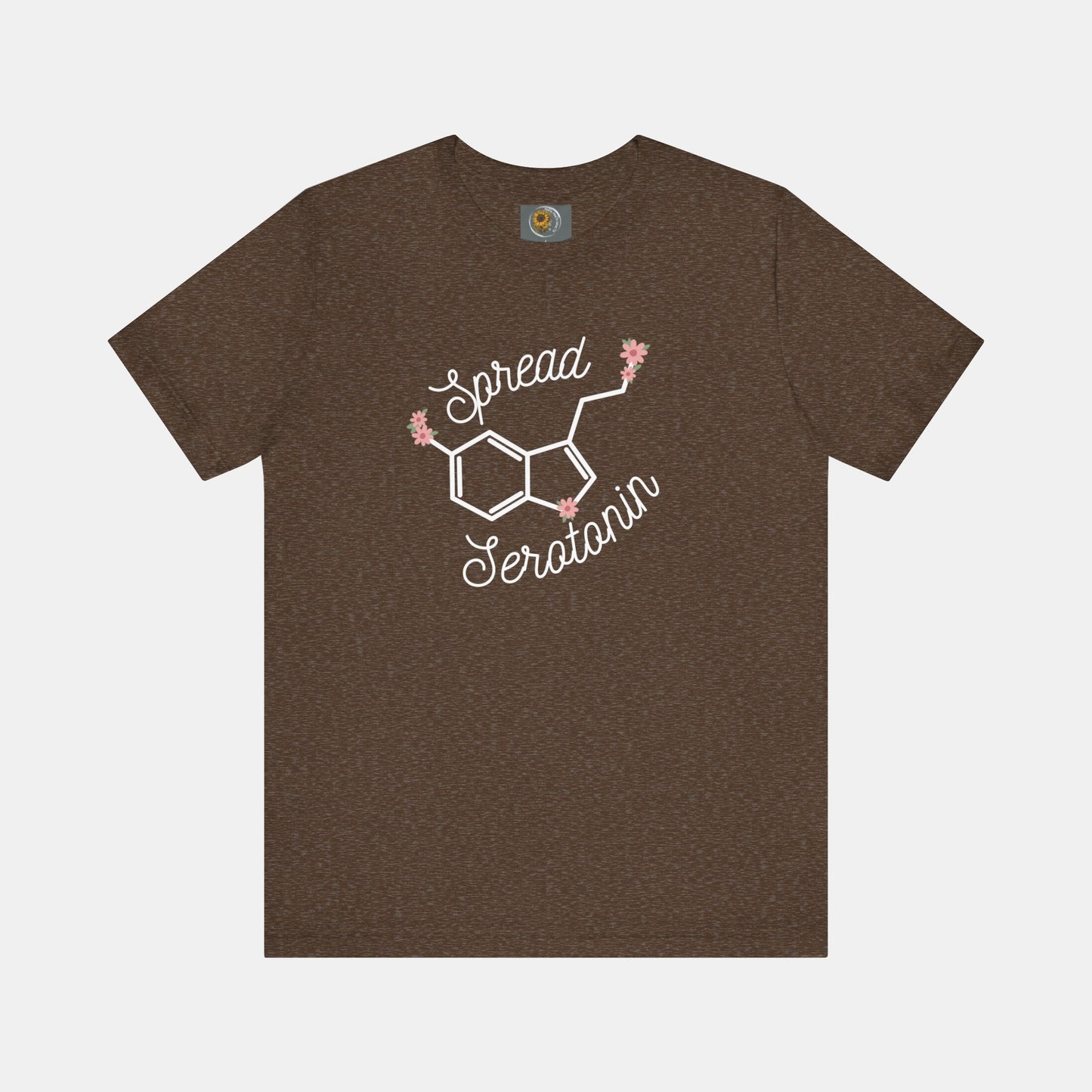 Spread Serotonin-Mental Health Awareness-Unisex Short Sleeve T-Shirt - Mental Health Wear TN