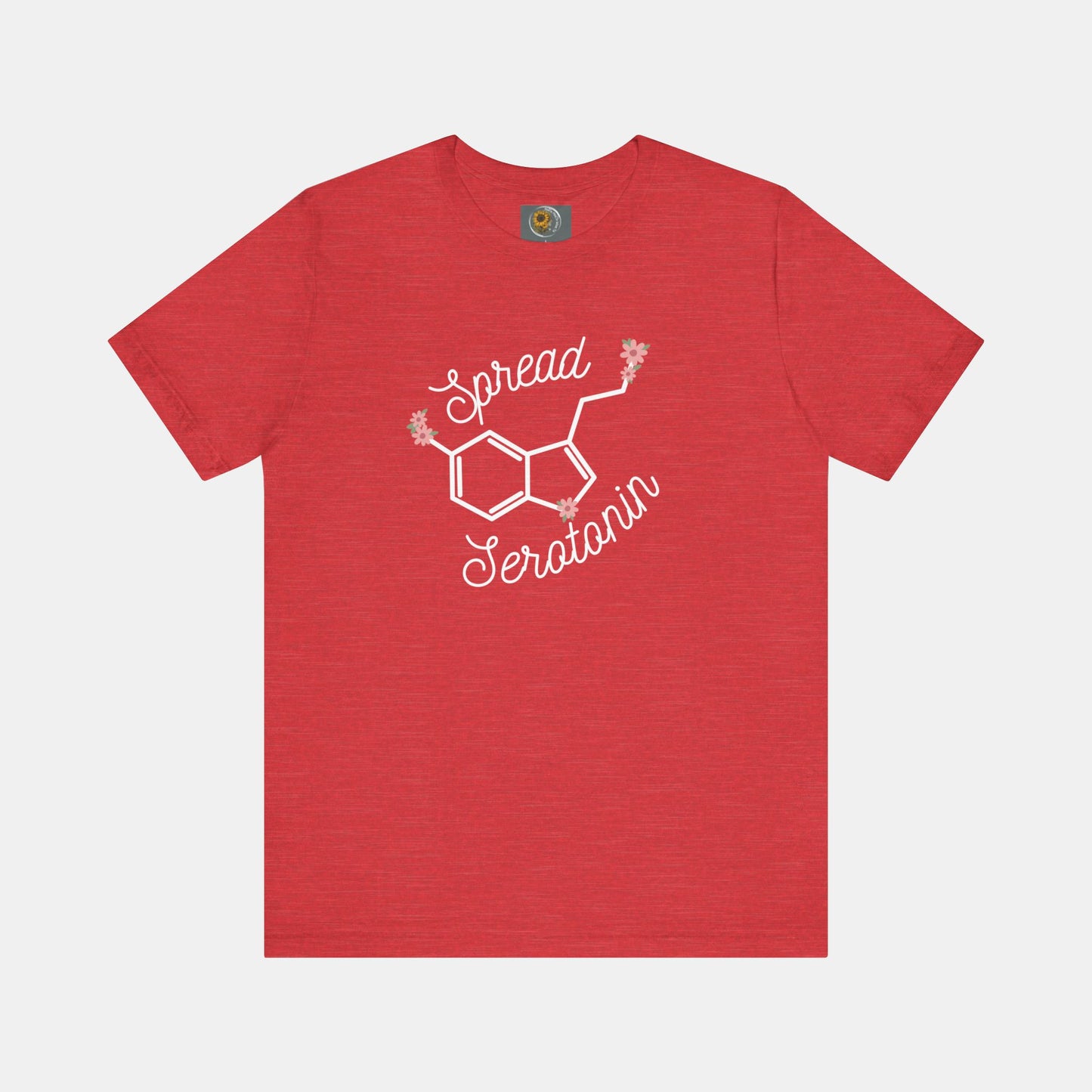 Spread Serotonin-Mental Health Awareness-Unisex Short Sleeve T-Shirt - Mental Health Wear TN