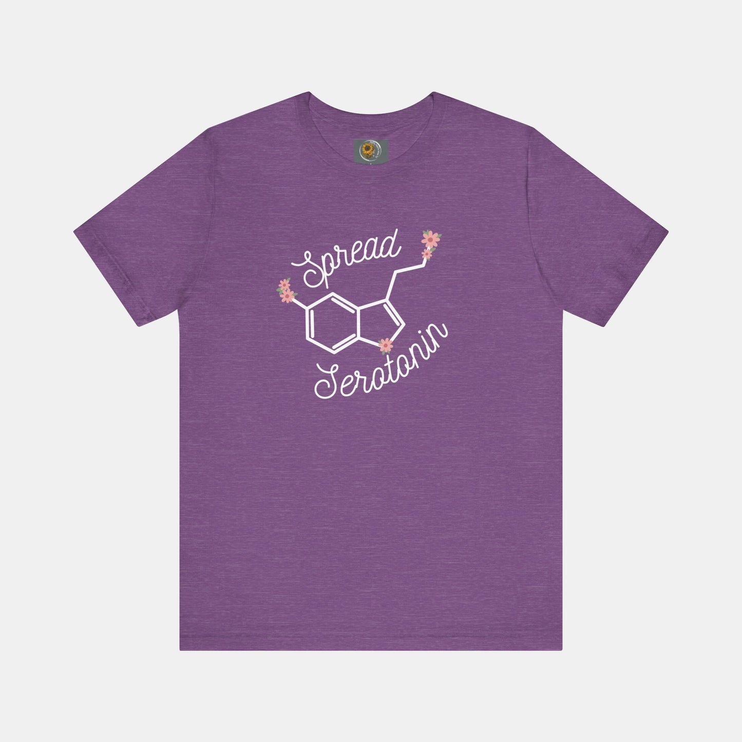 Spread Serotonin-Mental Health Awareness-Unisex Short Sleeve T-Shirt - Mental Health Wear TN