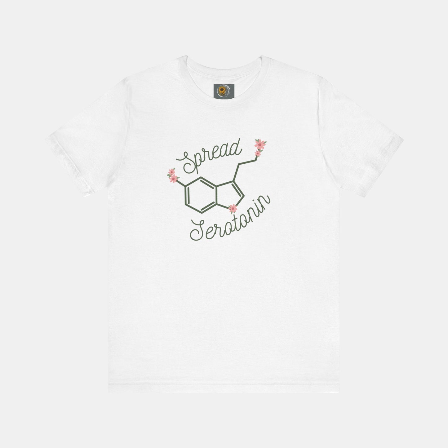 Spread Serotonin-Mental Health Awareness-Unisex Short Sleeve T-Shirt - Mental Health Wear TN