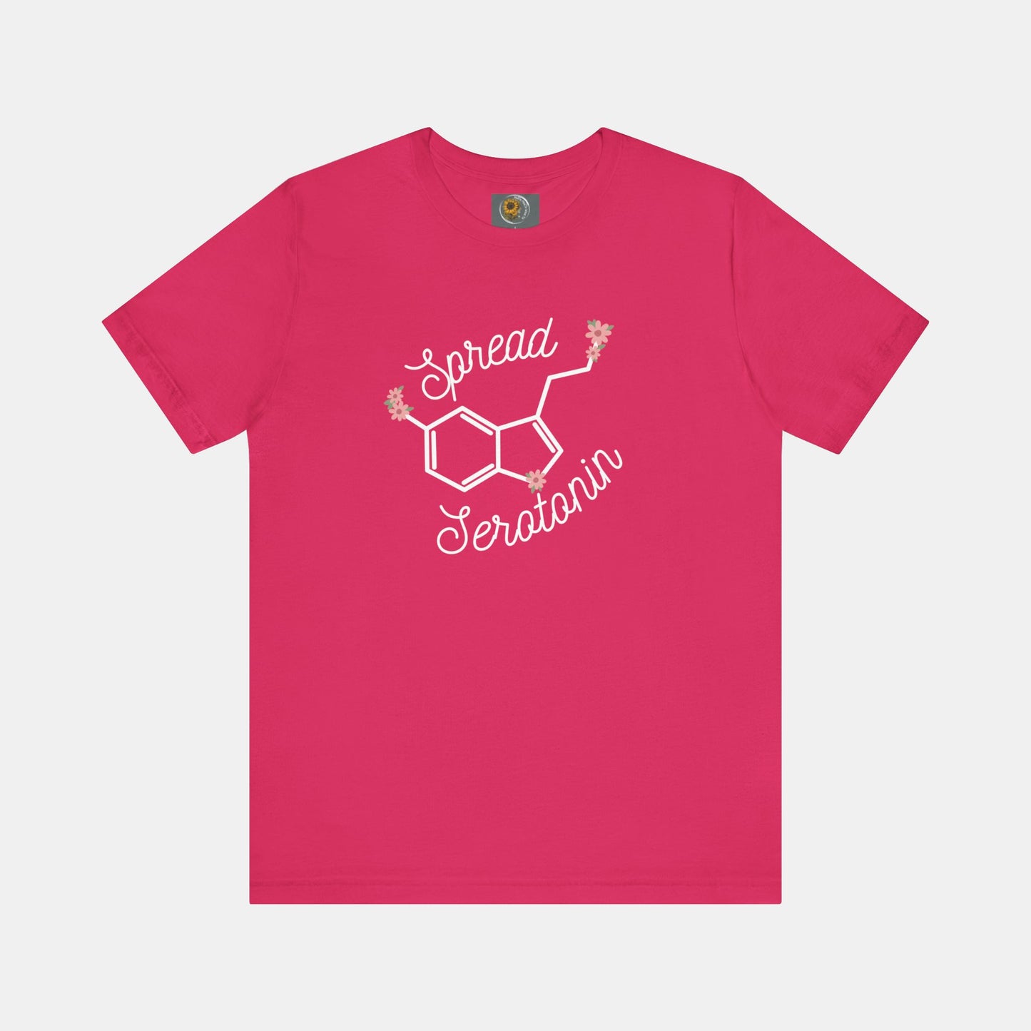 Spread Serotonin-Mental Health Awareness-Unisex Short Sleeve T-Shirt - Mental Health Wear TN
