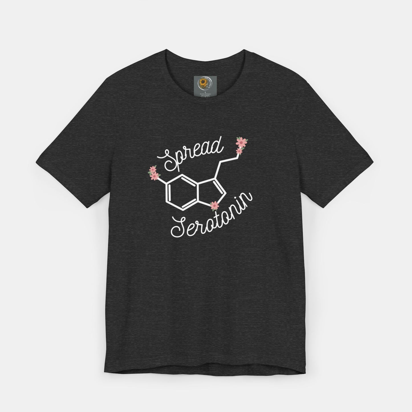 Spread Serotonin-Mental Health Awareness-Unisex Short Sleeve T-Shirt - Mental Health Wear TN