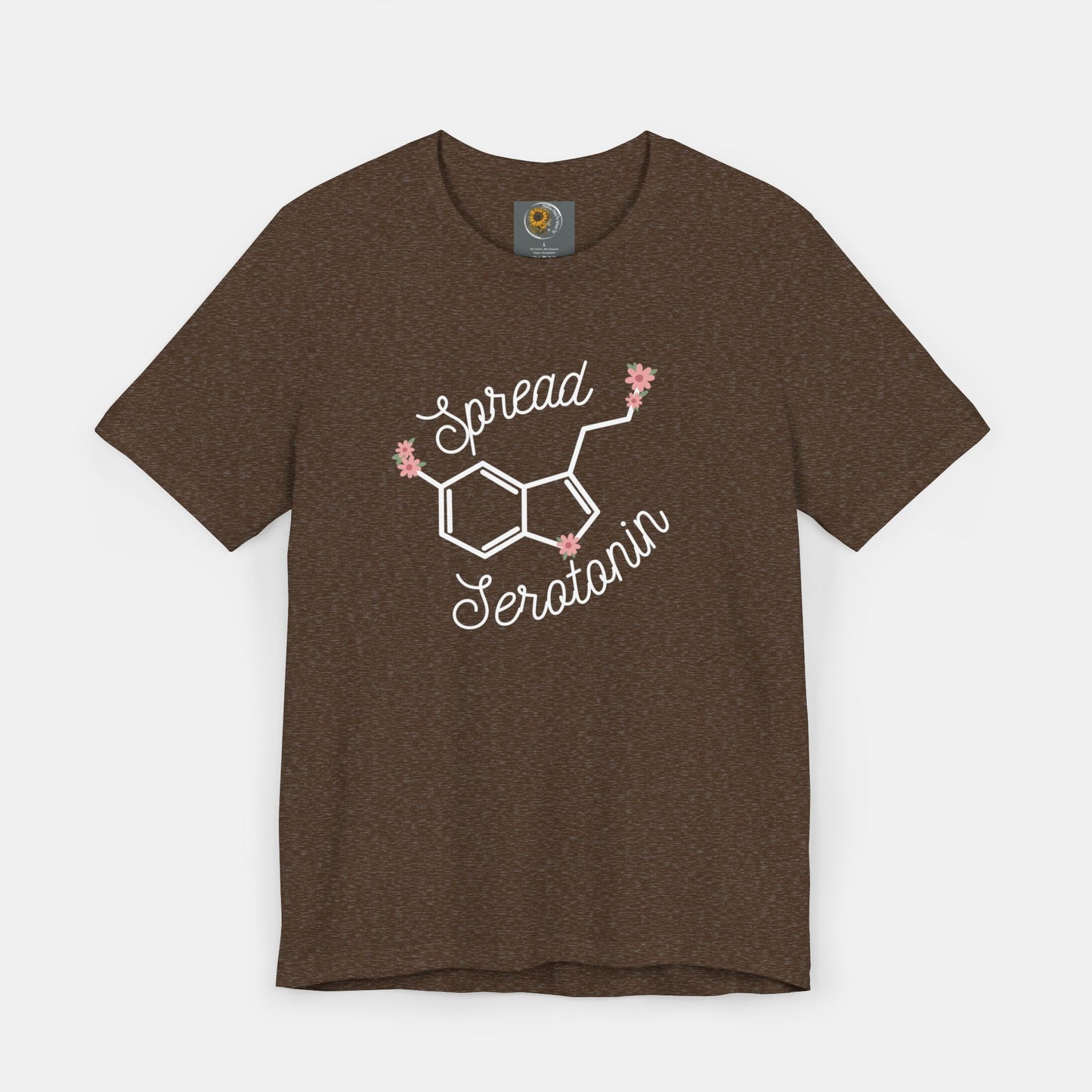 Spread Serotonin-Mental Health Awareness-Unisex Short Sleeve T-Shirt - Mental Health Wear TN