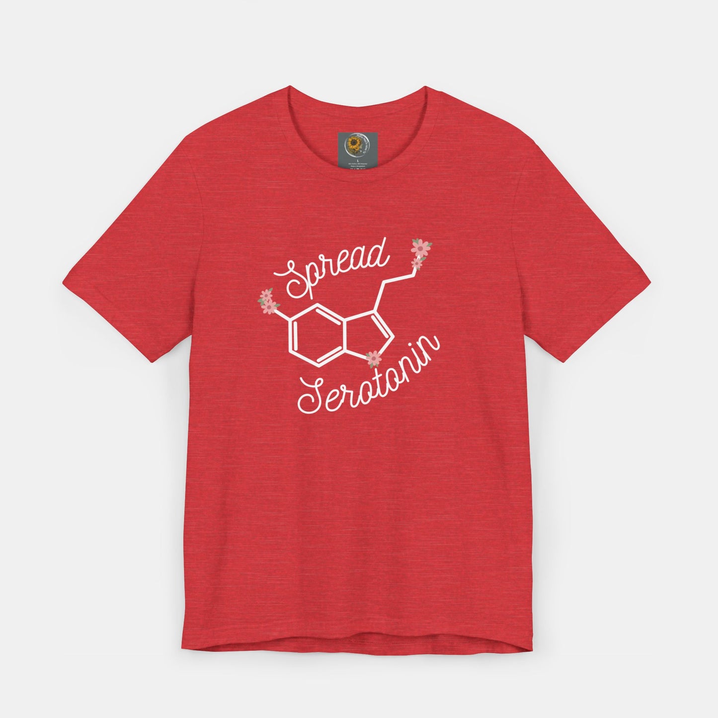 Spread Serotonin-Mental Health Awareness-Unisex Short Sleeve T-Shirt - Mental Health Wear TN