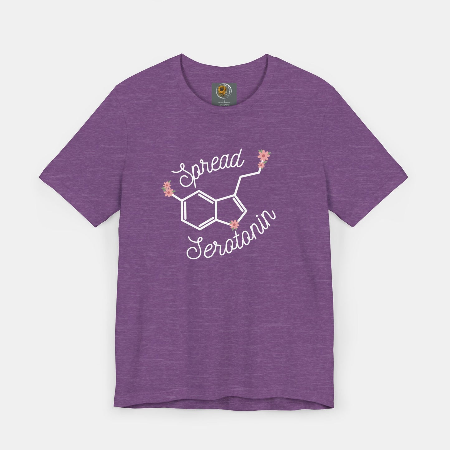 Spread Serotonin-Mental Health Awareness-Unisex Short Sleeve T-Shirt - Mental Health Wear TN