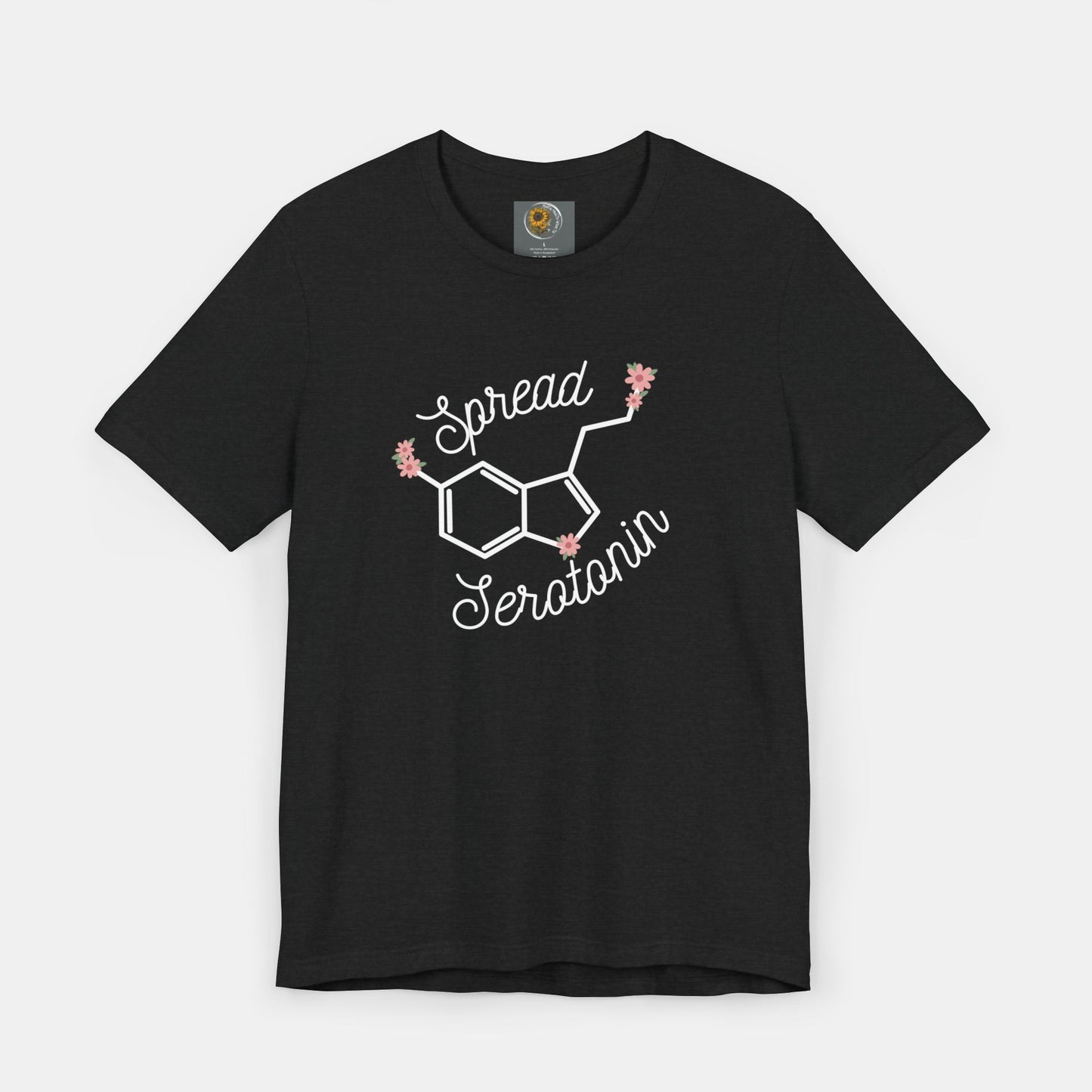 Spread Serotonin-Mental Health Awareness-Unisex Short Sleeve T-Shirt - Mental Health Wear TN