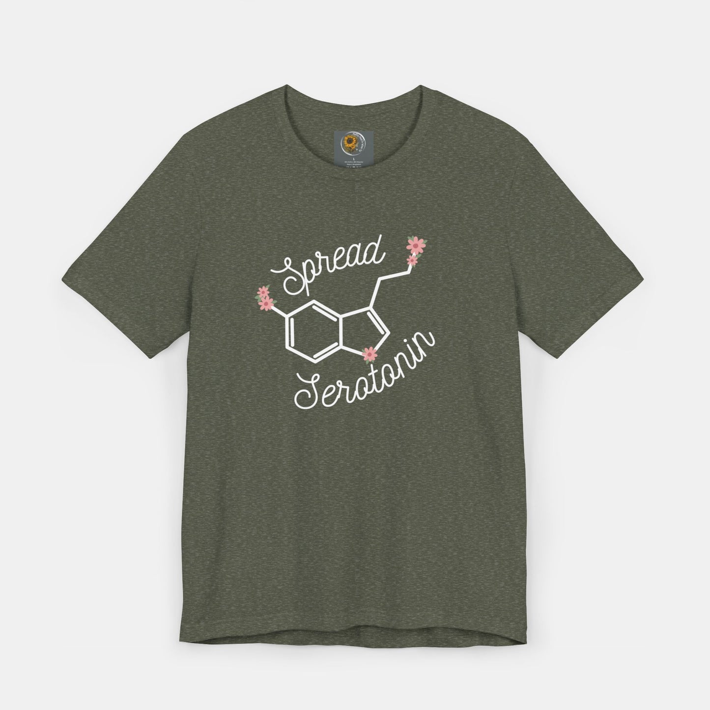 Spread Serotonin-Mental Health Awareness-Unisex Short Sleeve T-Shirt - Mental Health Wear TN