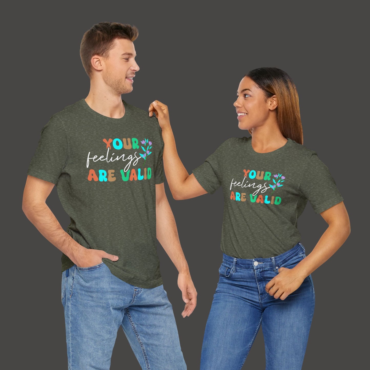 You Feelings are Valid-Mental Health Awareness Tee - Mental Health Wear TN