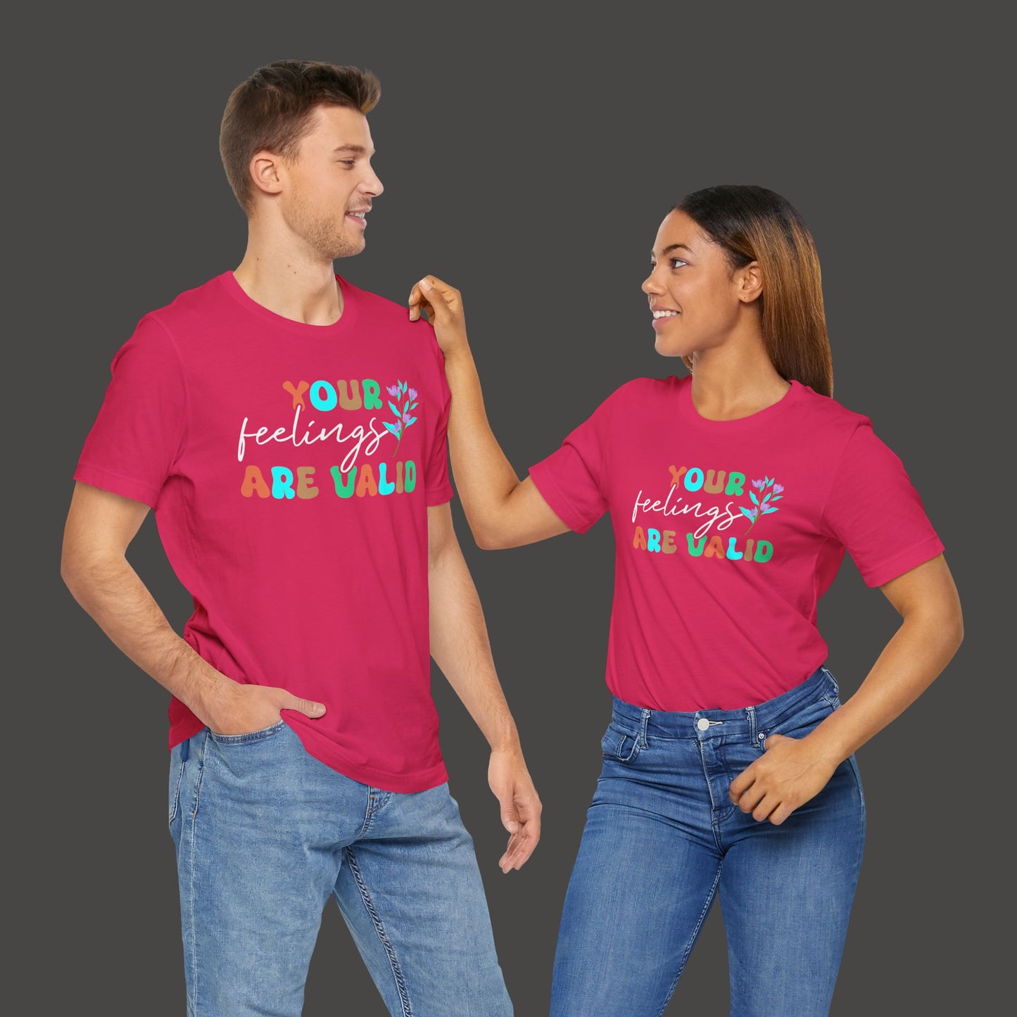 You Feelings are Valid-Mental Health Awareness Tee - Mental Health Wear TN
