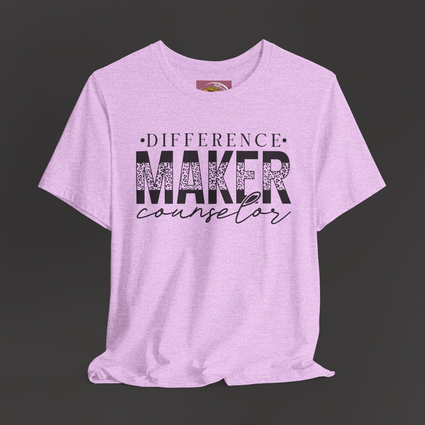 Difference Maker Counselor Tee Shirt - Mental Health Wear TN