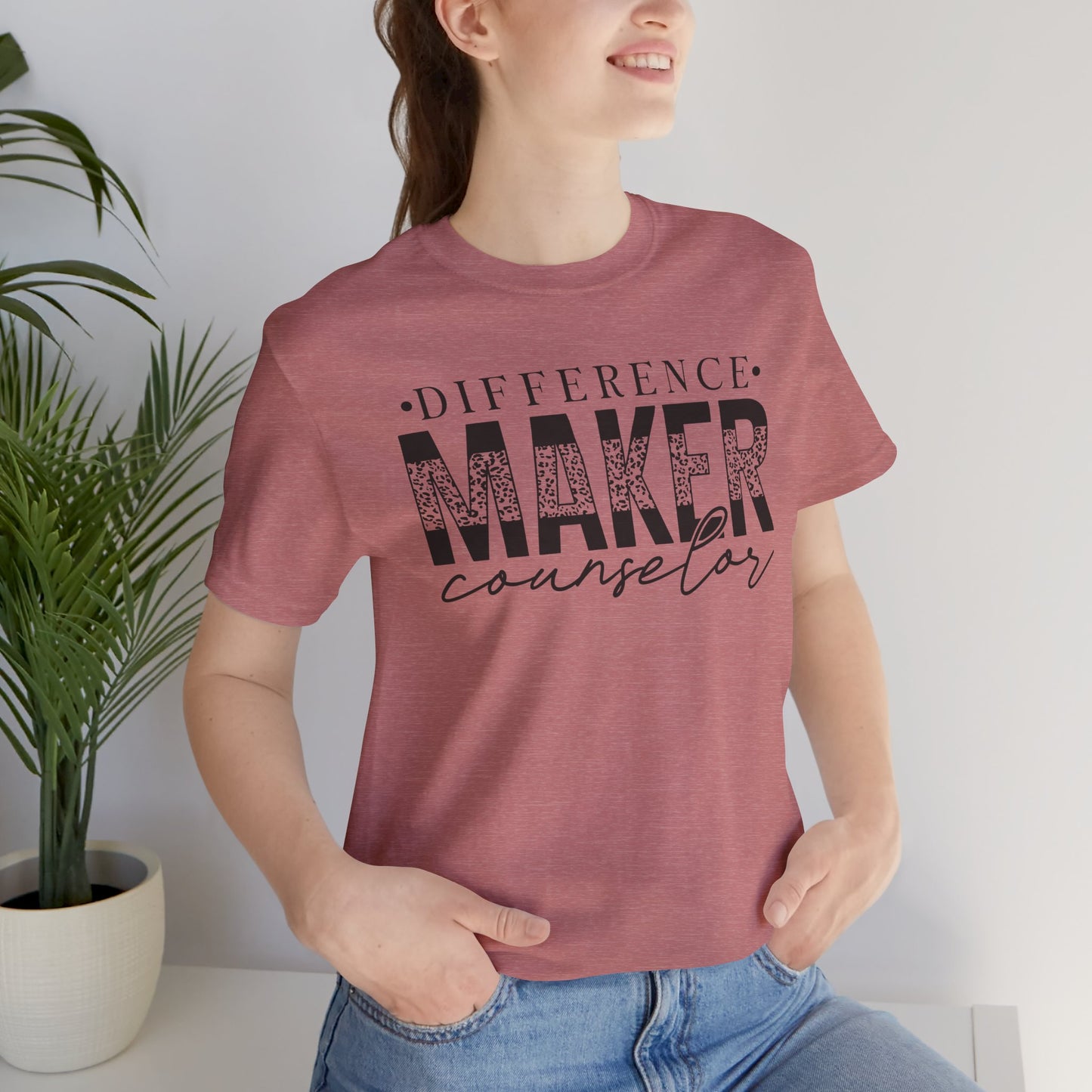 Difference Maker Counselor Tee Shirt - Mental Health Wear TN