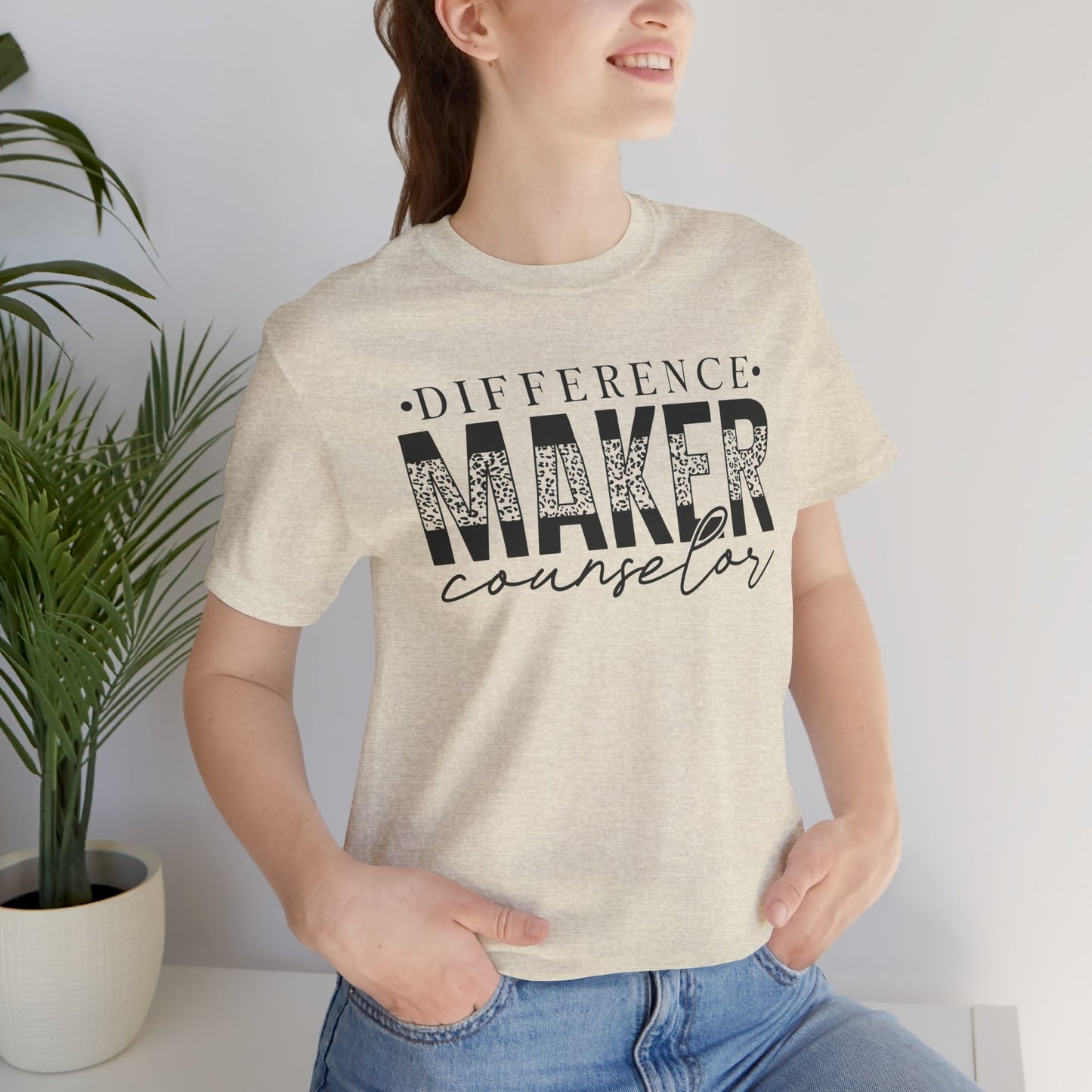Difference Maker Counselor Tee Shirt - Mental Health Wear TN