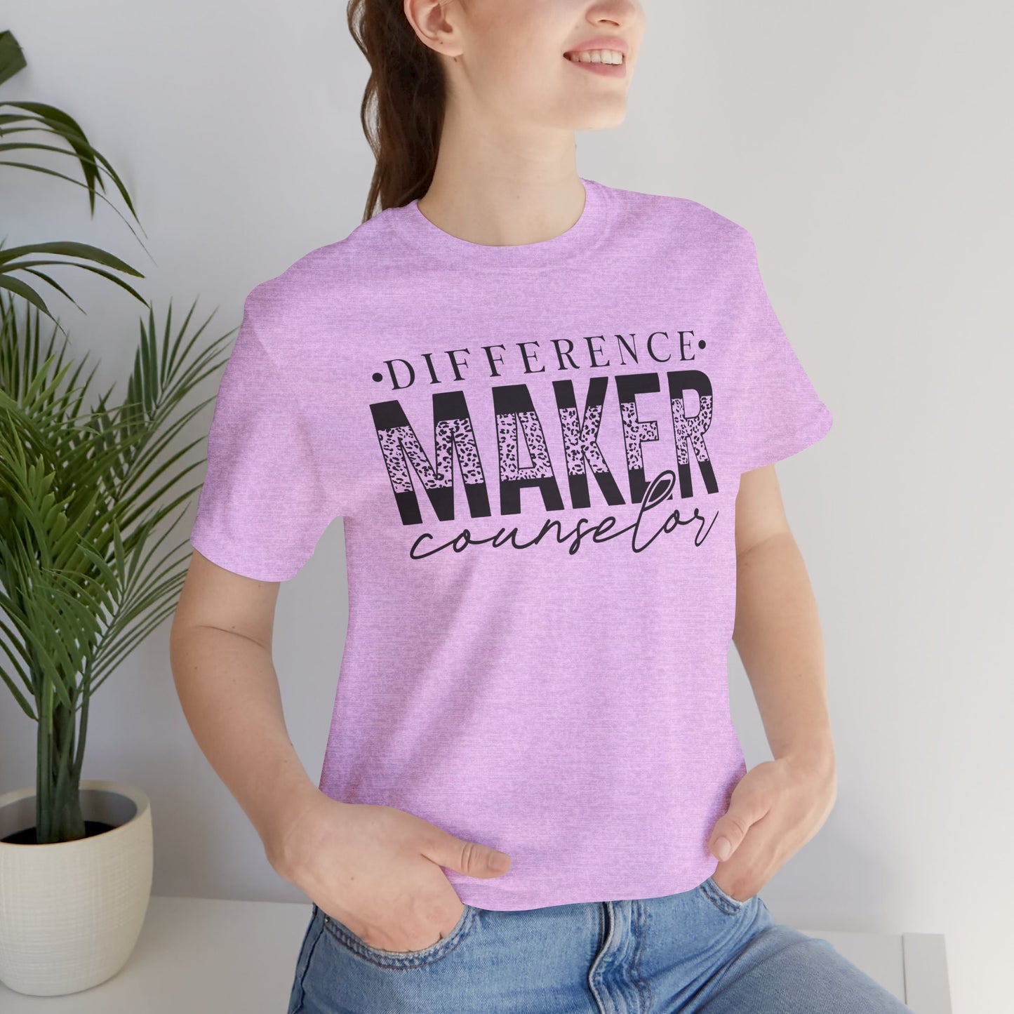 Difference Maker Counselor Tee Shirt - Mental Health Wear TN