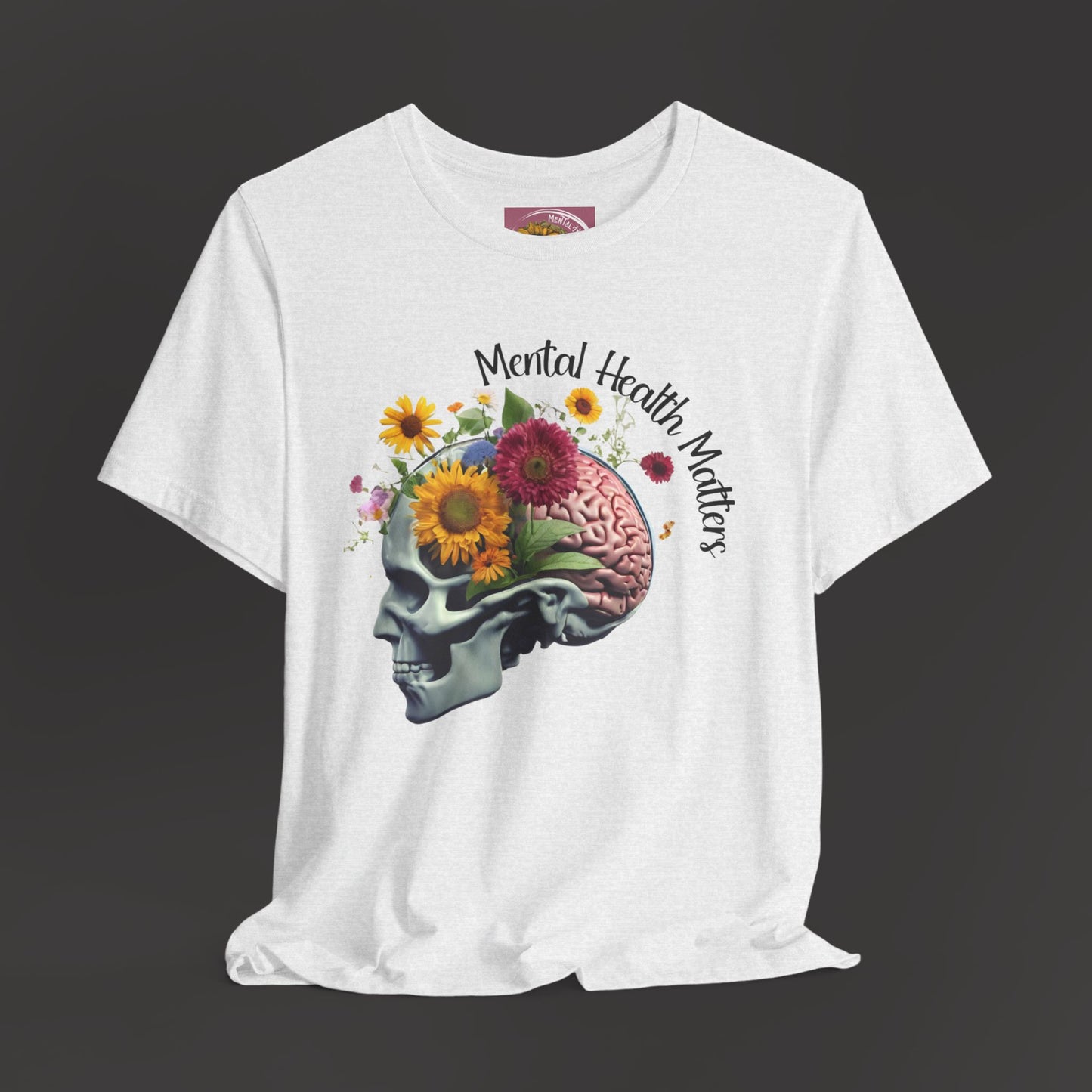 Out Cast Wildflower Brain-Mental Health Awareness- Tee Shirt - Mental Health Wear TN