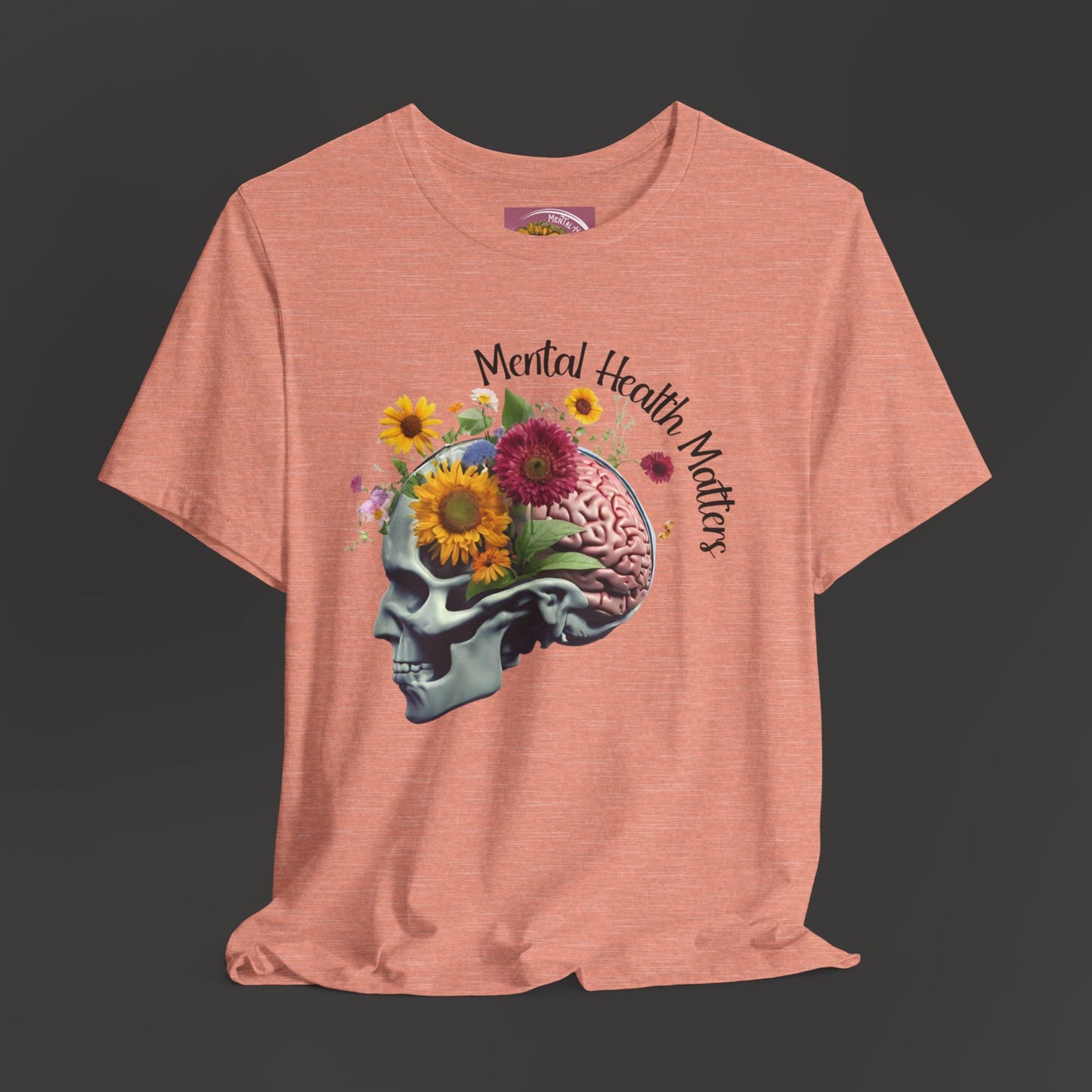 Out Cast Wildflower Brain-Mental Health Awareness- Tee Shirt - Mental Health Wear TN