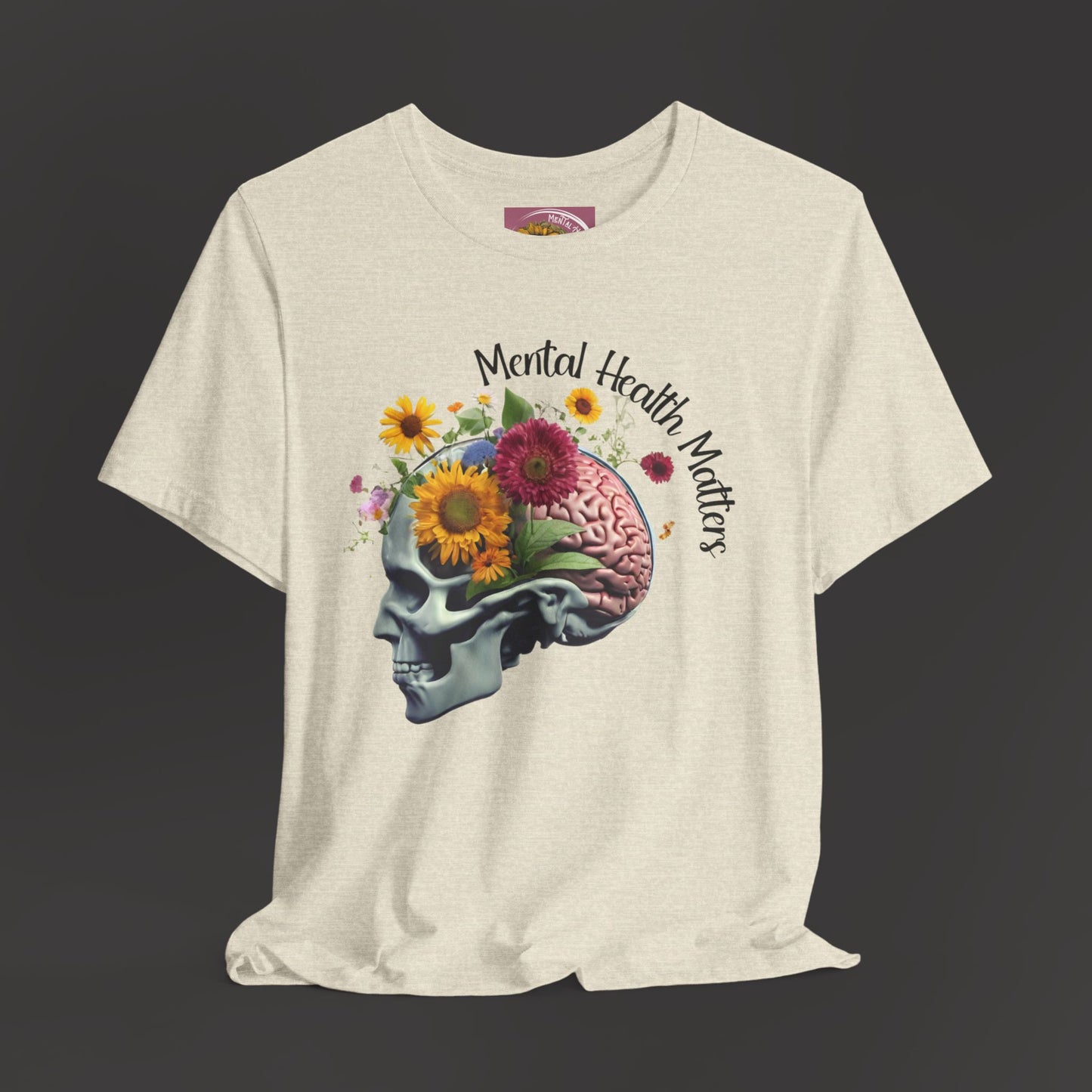 Out Cast Wildflower Brain-Mental Health Awareness- Tee Shirt - Mental Health Wear TN