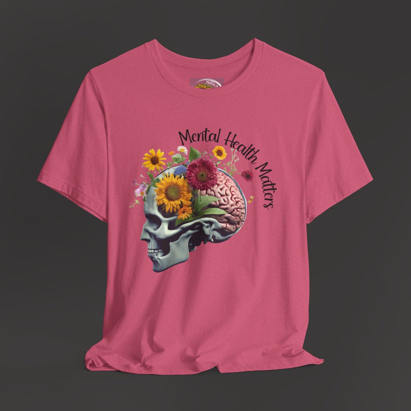 Out Cast Wildflower Brain-Mental Health Awareness- Tee Shirt - Mental Health Wear TN
