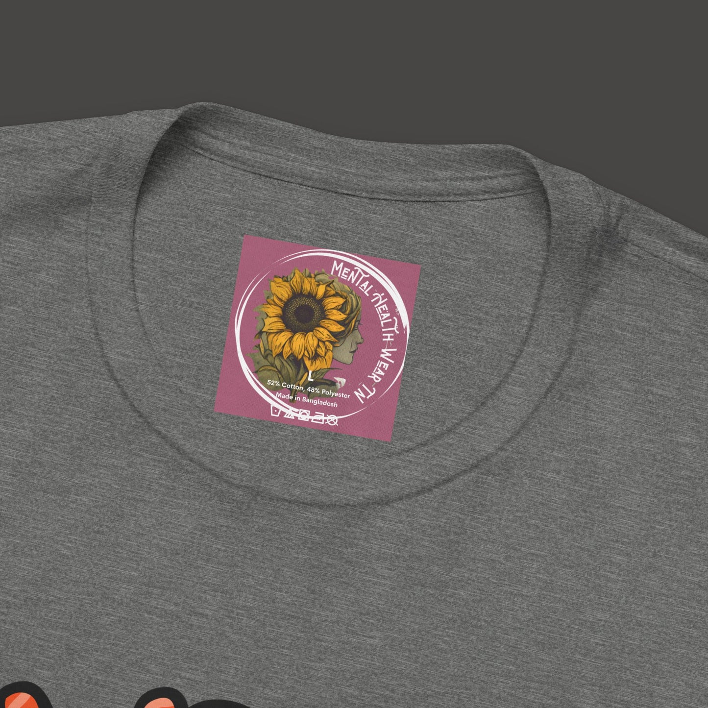 Peace Love Cure ADHD Awareness Tee Shirt - Mental Health Wear TN