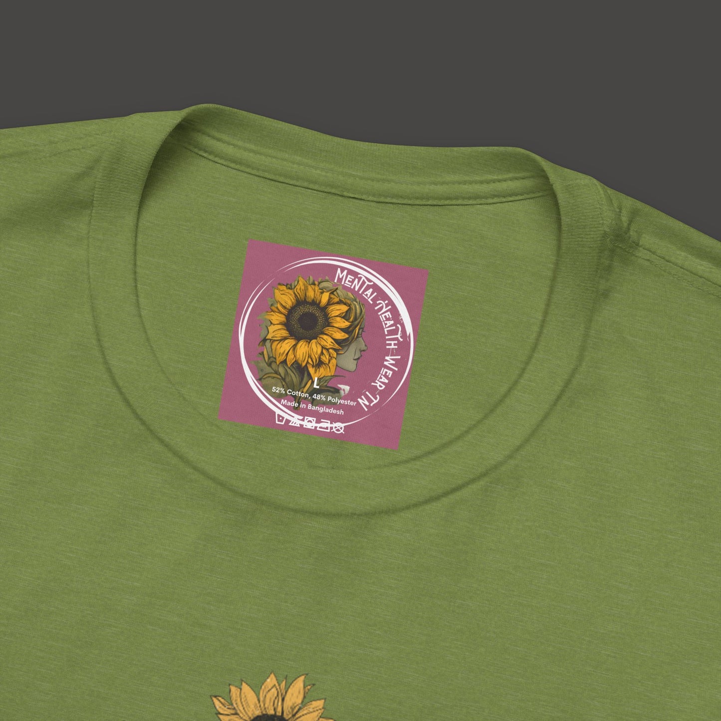Retro Vintage Sunflower Cassette Player Tee Shirt - Mental Health Wear TN