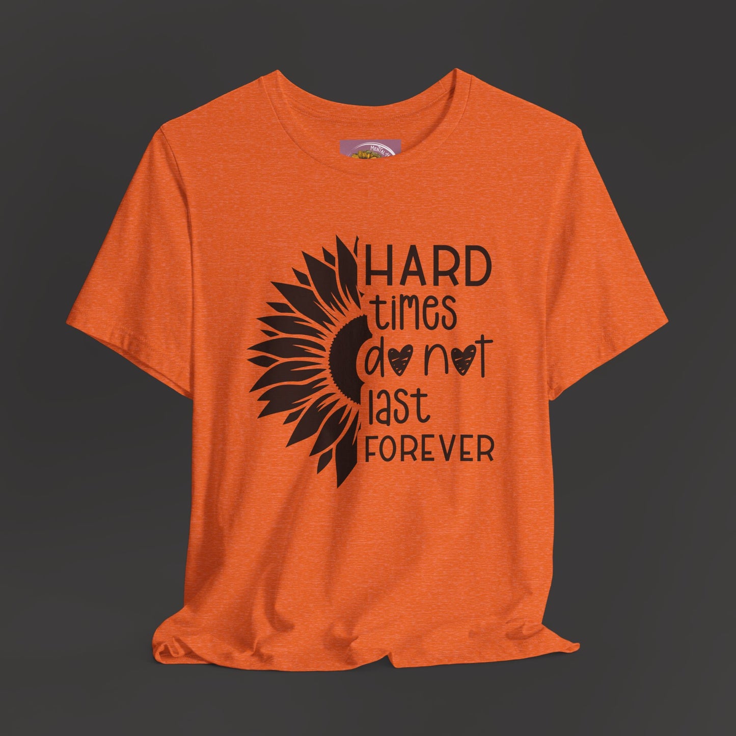 Sunflower-Mental Health And Addiction Awareness Tee - Mental Health Wear TN