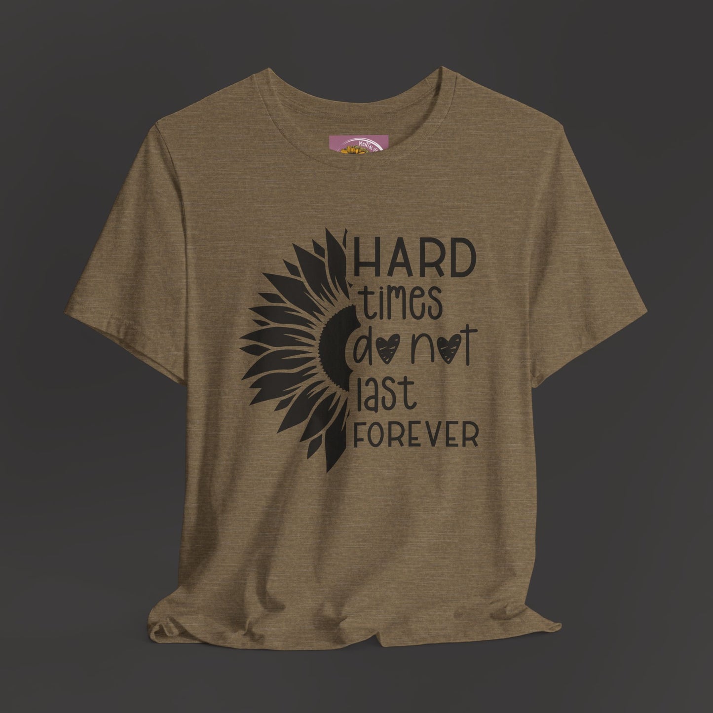 Sunflower-Mental Health And Addiction Awareness Tee - Mental Health Wear TN
