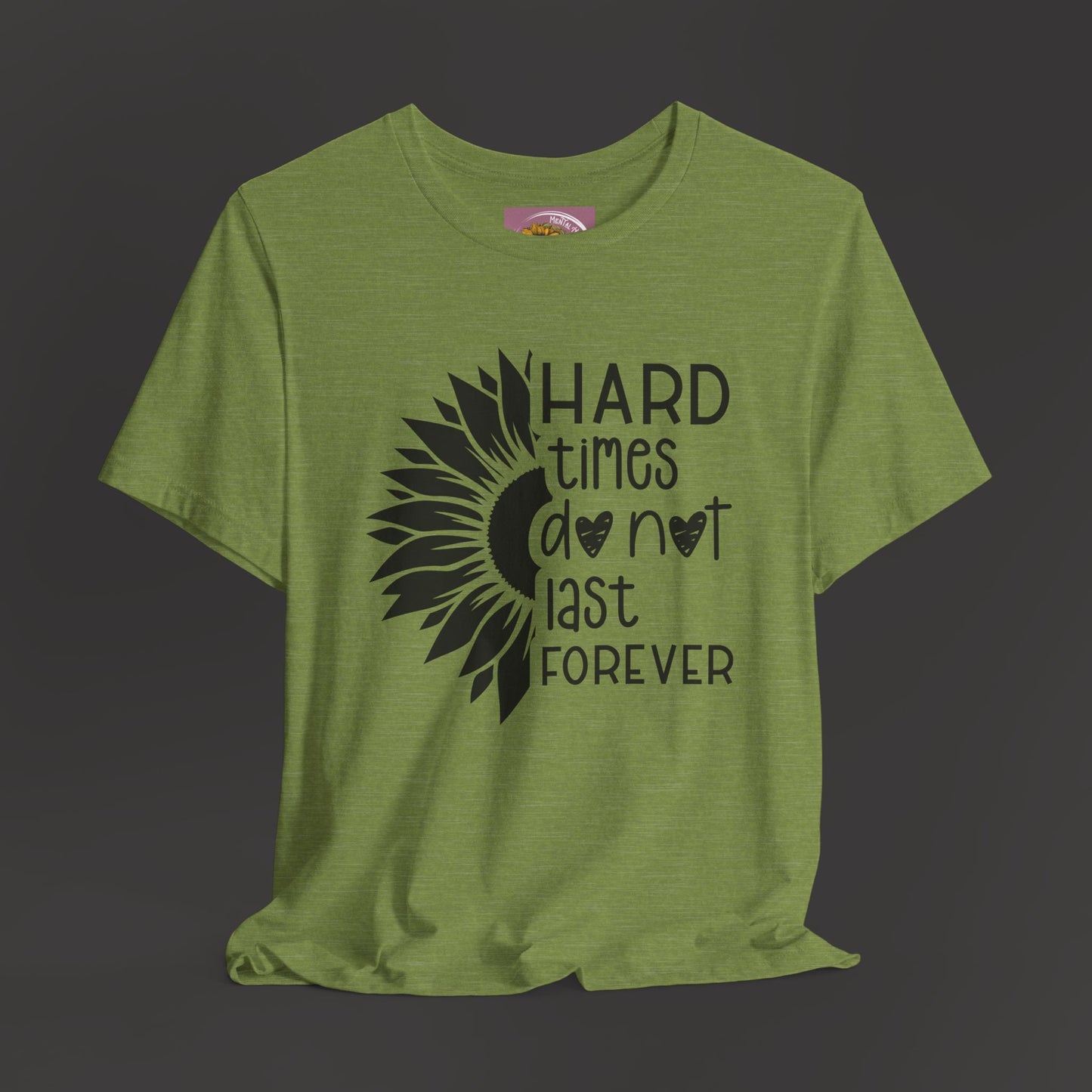Sunflower-Mental Health And Addiction Awareness Tee - Mental Health Wear TN