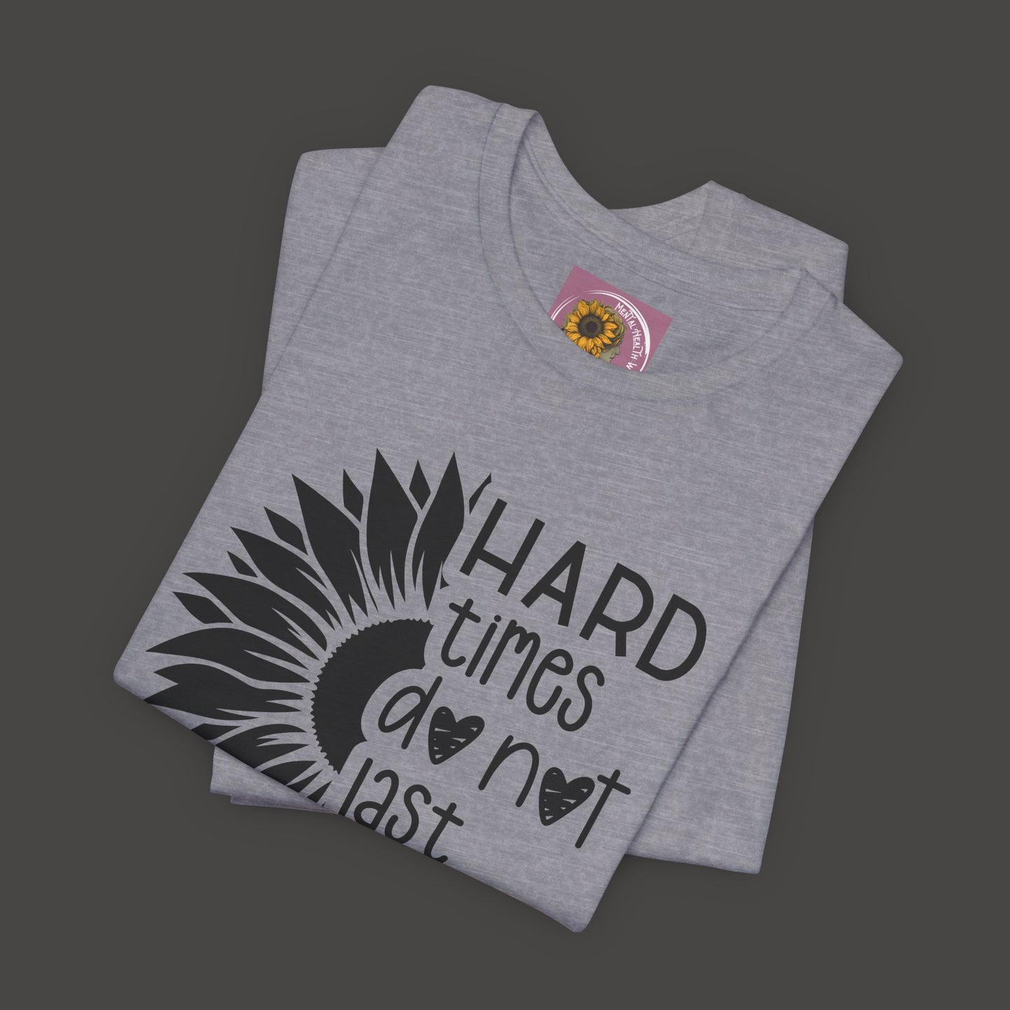 Sunflower-Mental Health And Addiction Awareness Tee - Mental Health Wear TN