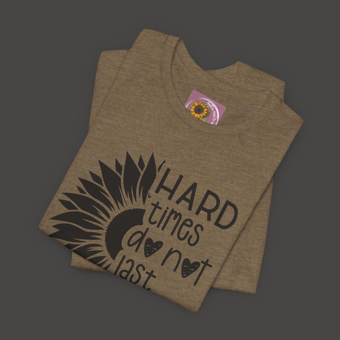 Sunflower-Mental Health And Addiction Awareness Tee - Mental Health Wear TN