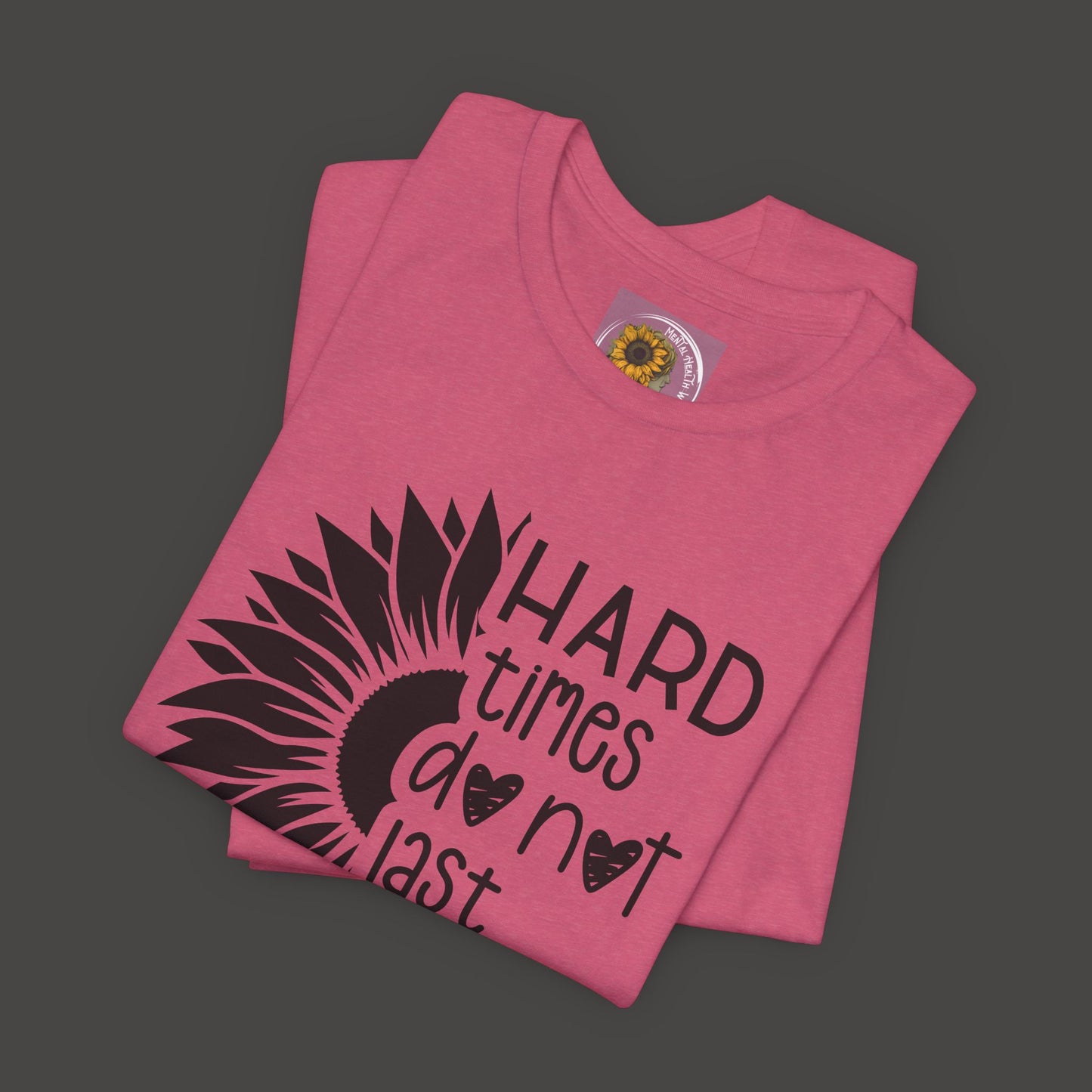 Sunflower-Mental Health And Addiction Awareness Tee - Mental Health Wear TN