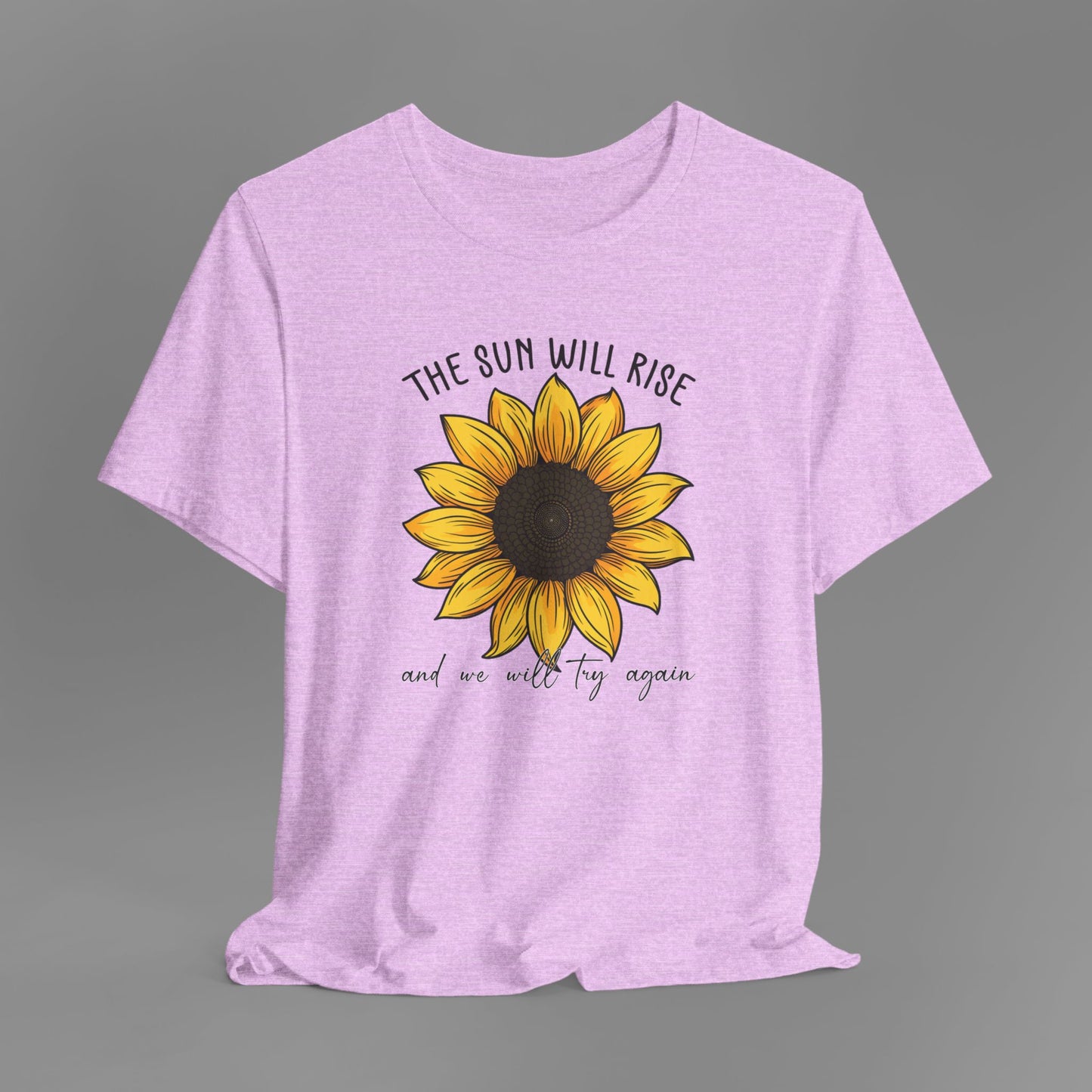 Sunflower & Quote for Recovery From Addiction, Awareness Tee - Mental Health Wear TN