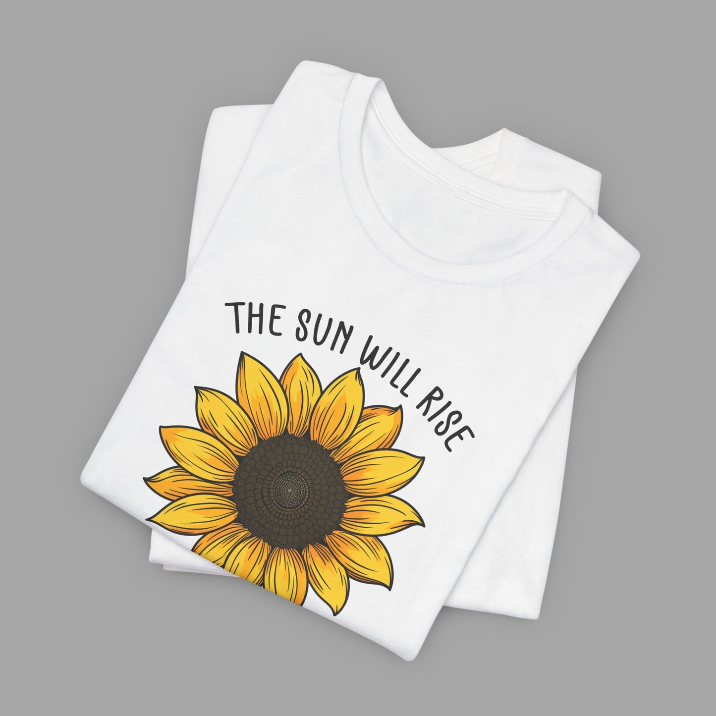 Sunflower & Quote for Recovery From Addiction, Awareness Tee - Mental Health Wear TN