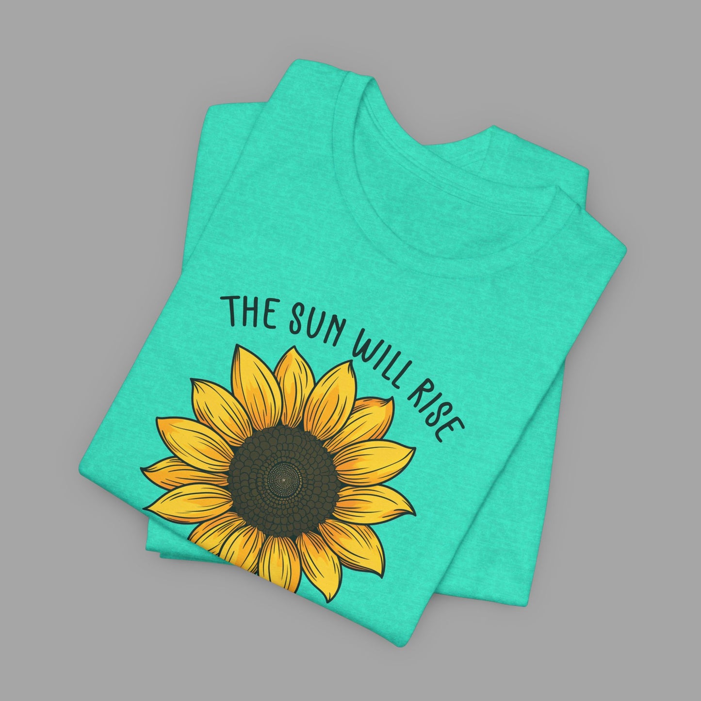 Sunflower & Quote for Recovery From Addiction, Awareness Tee - Mental Health Wear TN