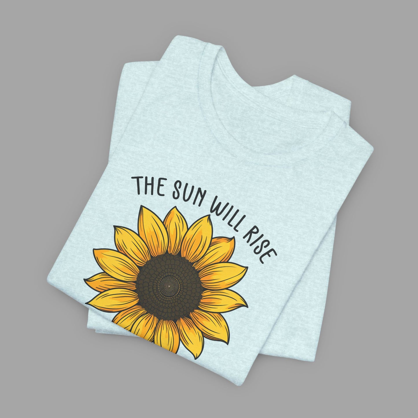 Sunflower & Quote for Recovery From Addiction, Awareness Tee - Mental Health Wear TN