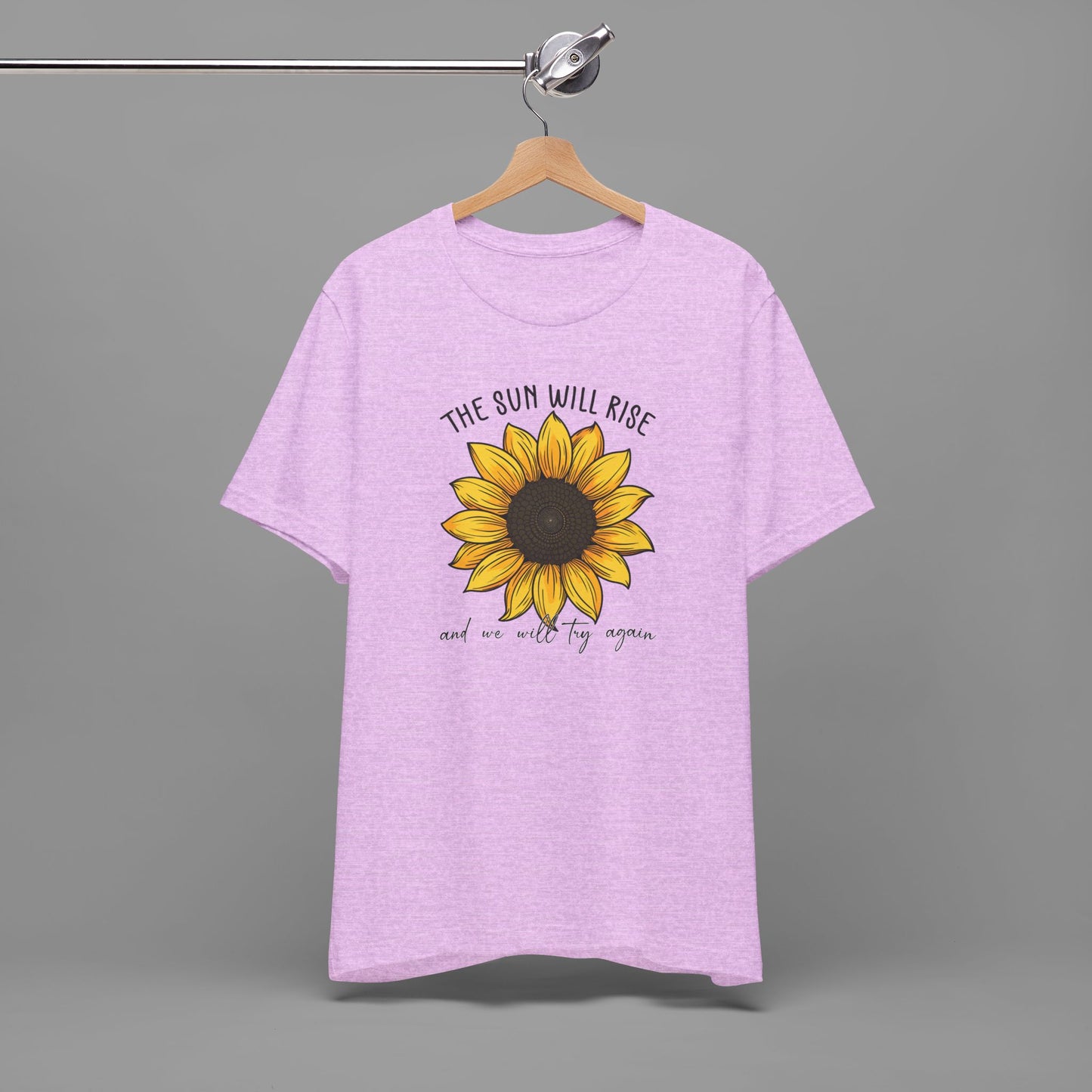 Sunflower & Quote for Recovery From Addiction, Awareness Tee - Mental Health Wear TN