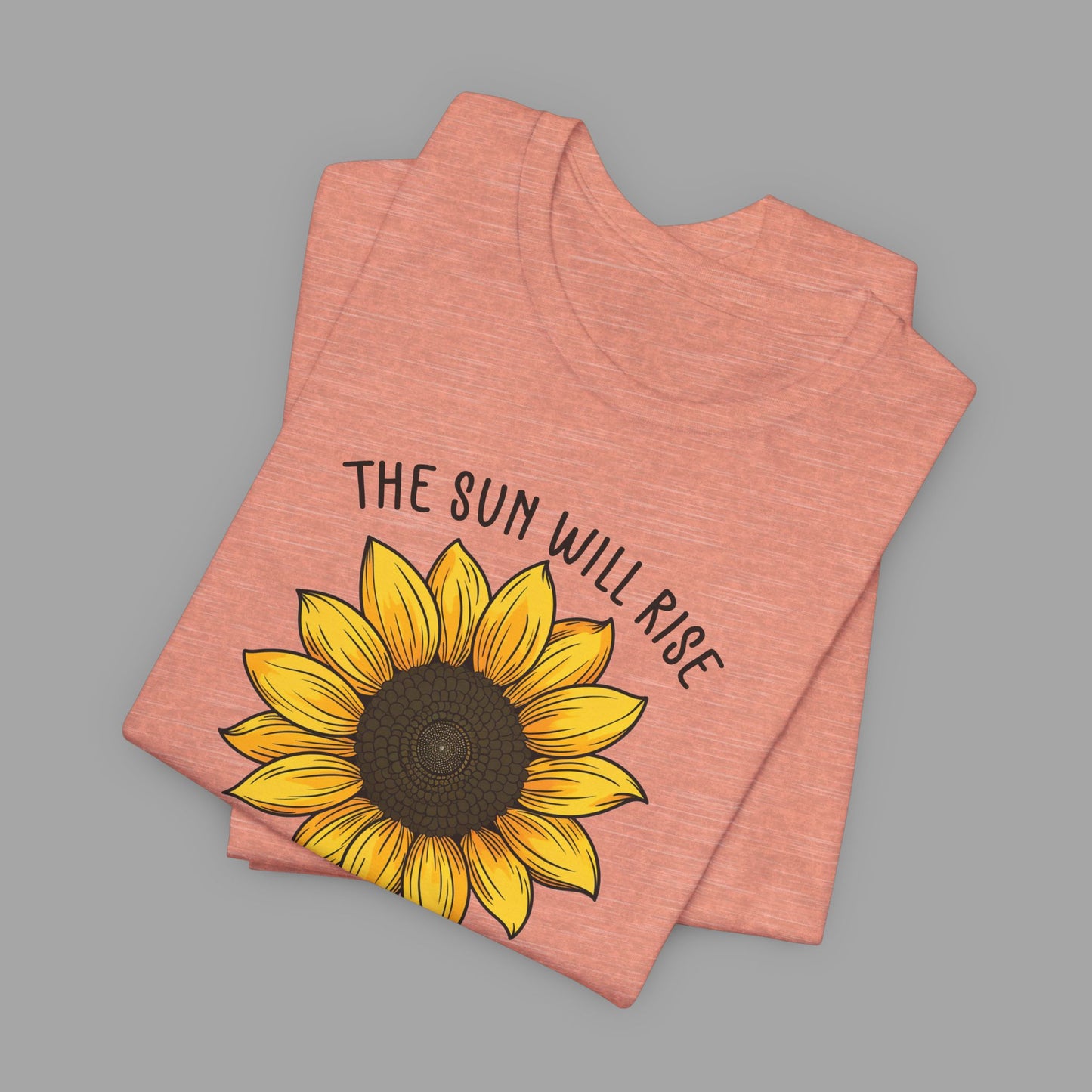 Sunflower & Quote for Recovery From Addiction, Awareness Tee - Mental Health Wear TN