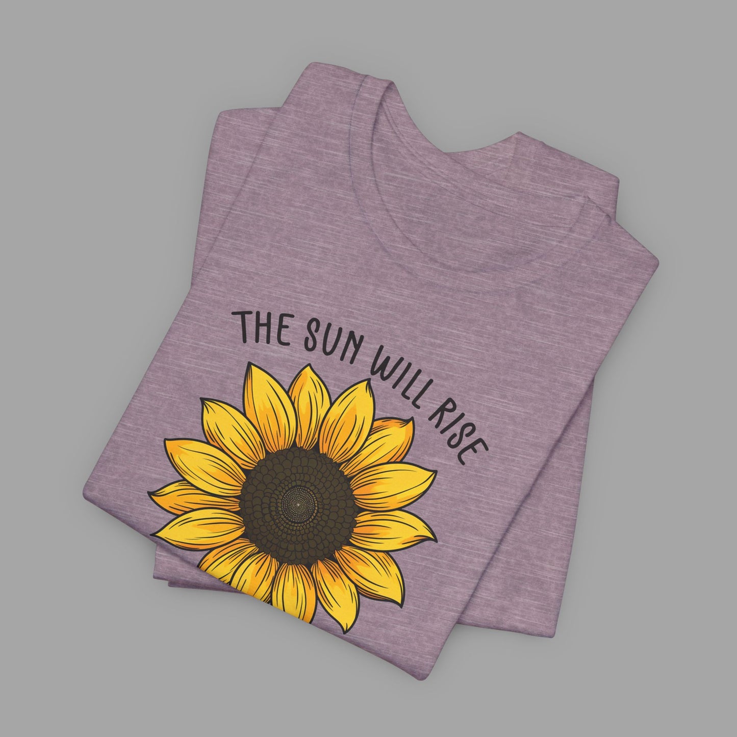 Sunflower & Quote for Recovery From Addiction, Awareness Tee - Mental Health Wear TN