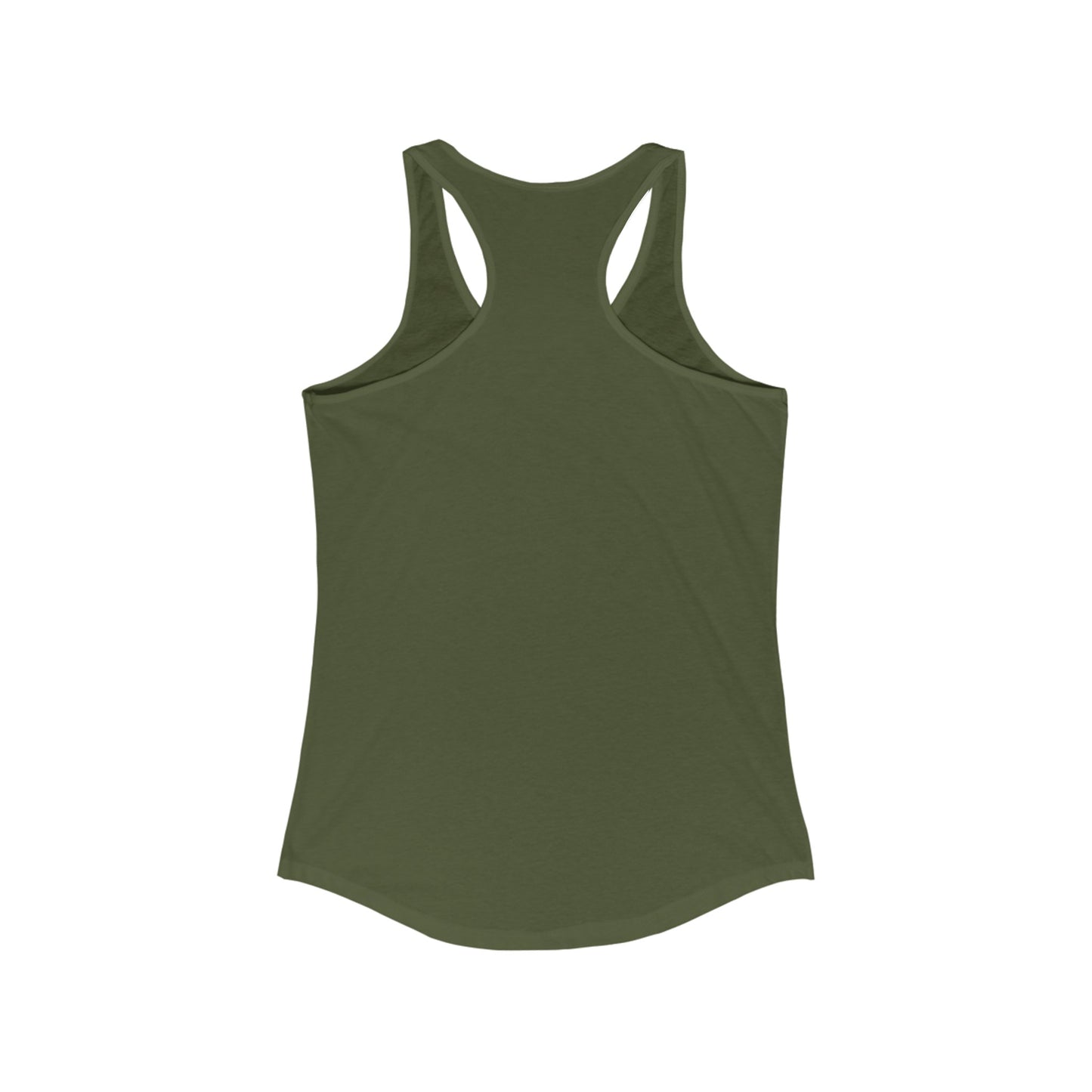 Mentally Ill But Totally Chill-Skelton and caffeine- Women's Ideal Racerback Tank - Mental Health Wear TN