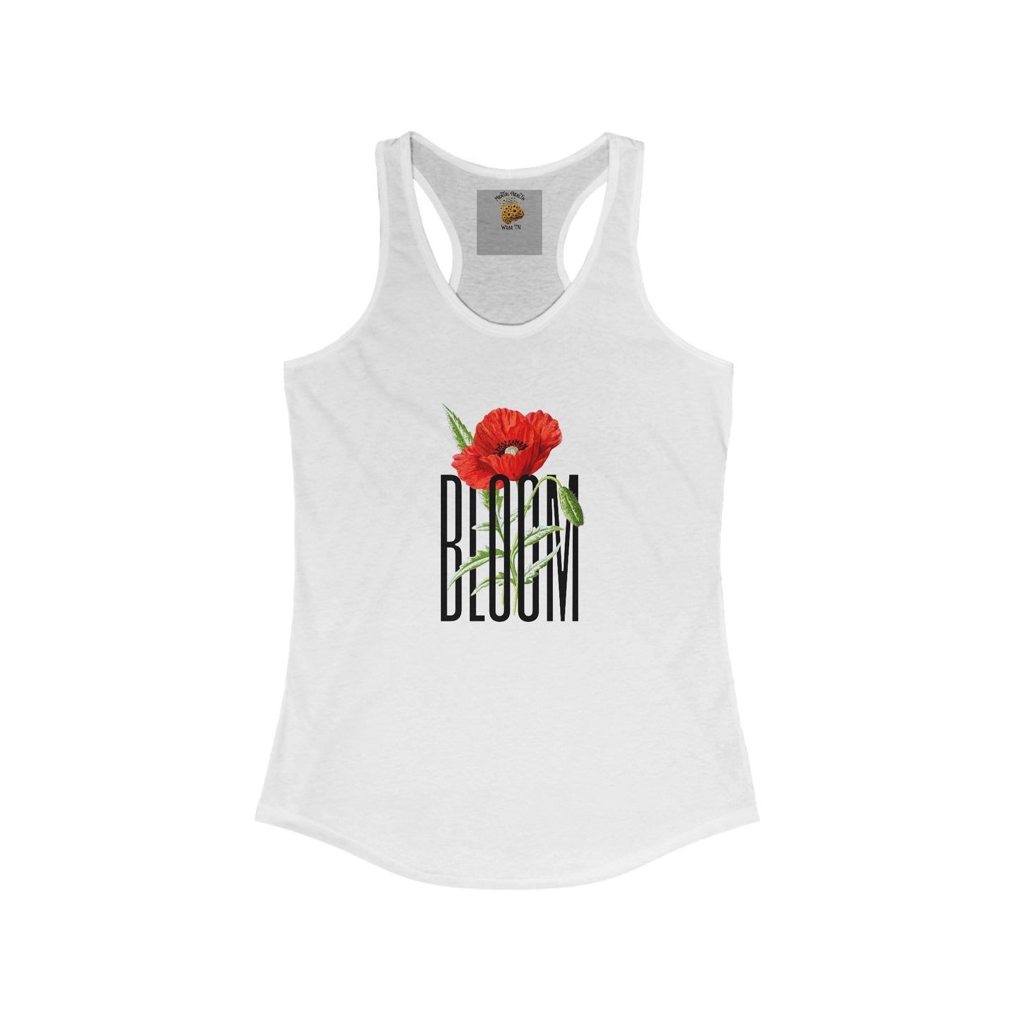 Lest We Not Forget- Poppy's-Bloom Where You Are Planted- Women's Racerback Tank Top - Mental Health Wear TN