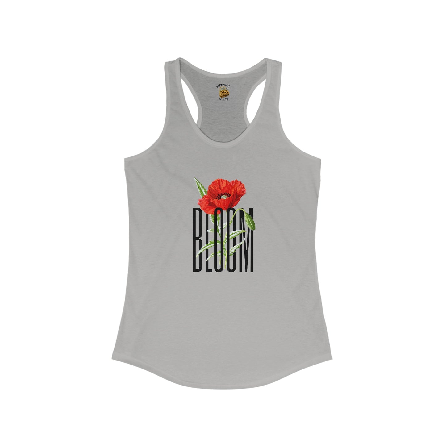 Lest We Not Forget- Poppy's-Bloom Where You Are Planted- Women's Racerback Tank Top - Mental Health Wear TN