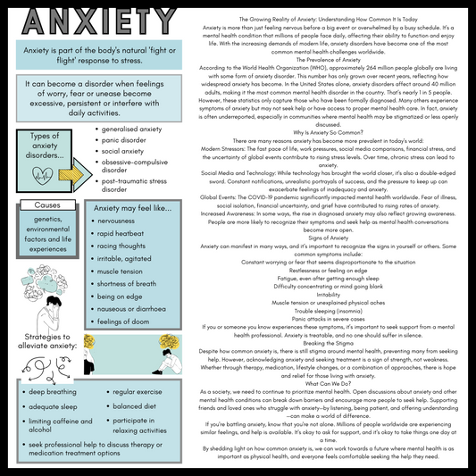 Managing Anxiety: Why It’s Essential for Your Mental and Physical Well-being