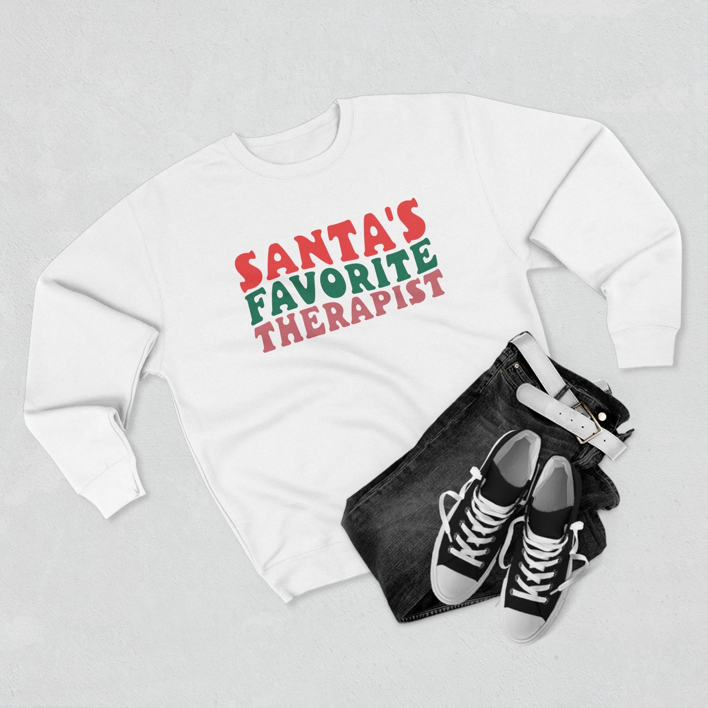 Santa's Favorite Therapist Sweatshirt