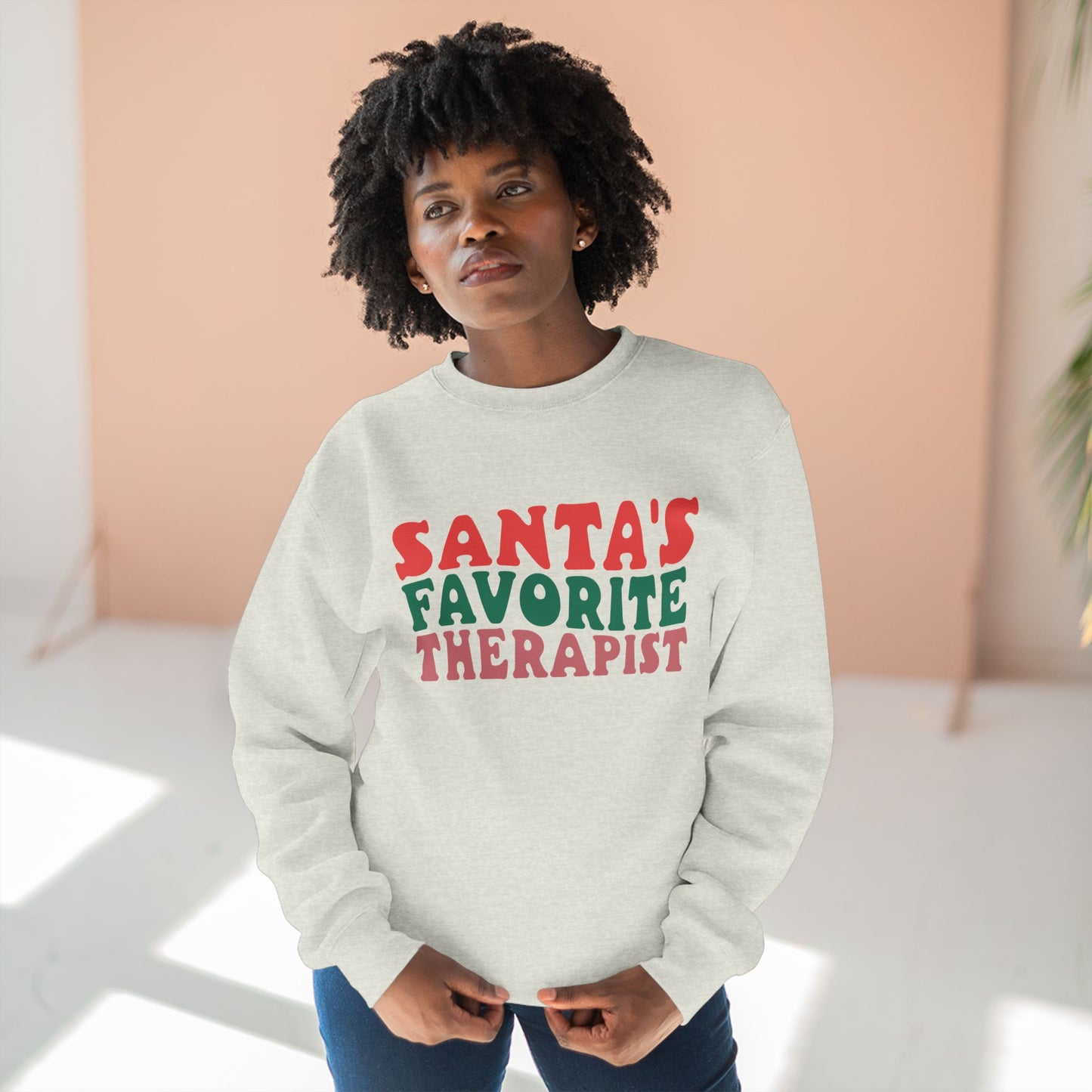 Santa's Favorite Therapist Sweatshirt