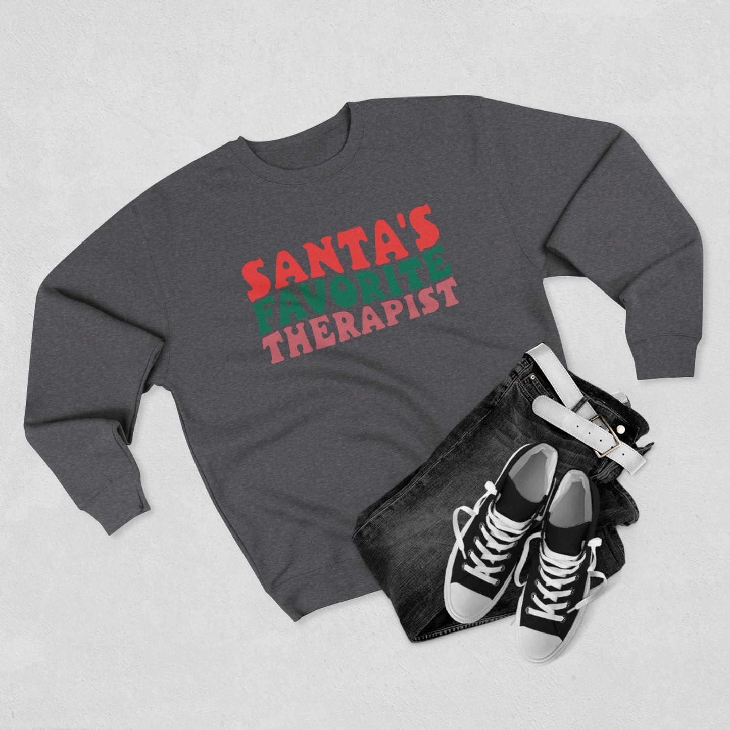 Santa's Favorite Therapist Sweatshirt