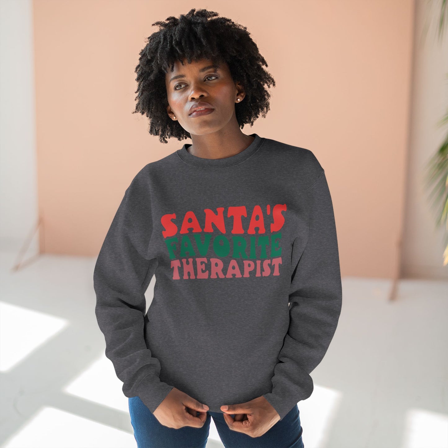Santa's Favorite Therapist Sweatshirt