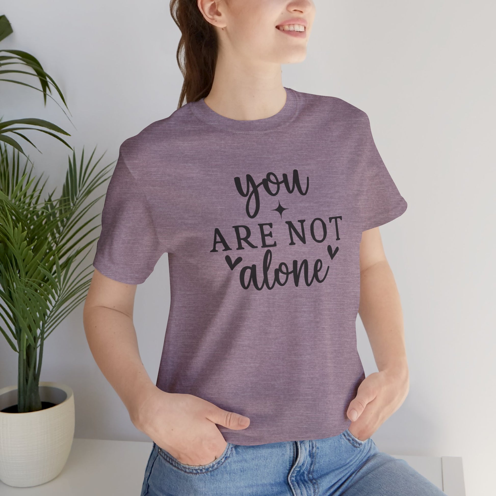 You Are Not Alone T-Shirt – Mental Health Awareness Tee | Supports Hope United - Mental Health Wear TN