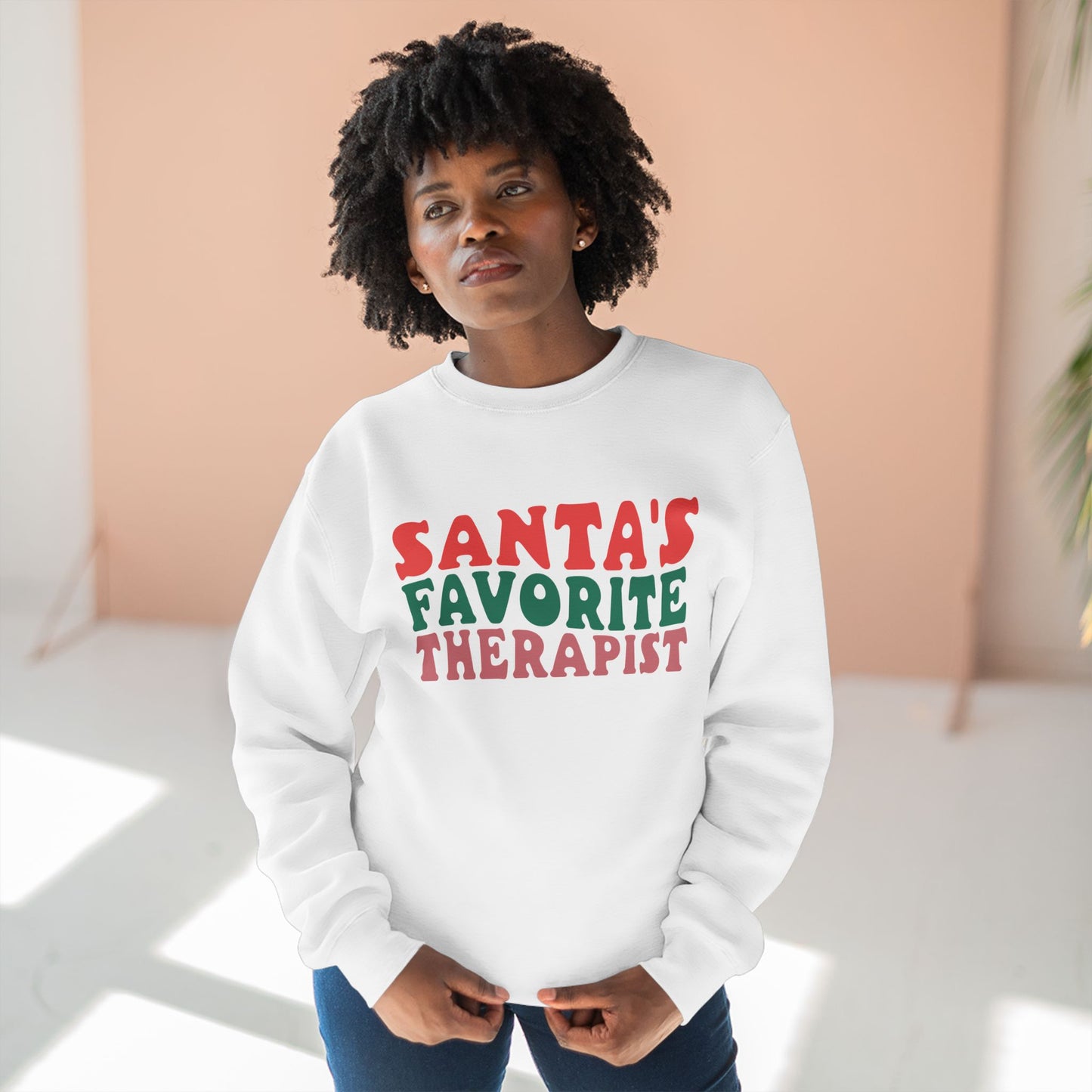 Santa's Favorite Therapist Sweatshirt