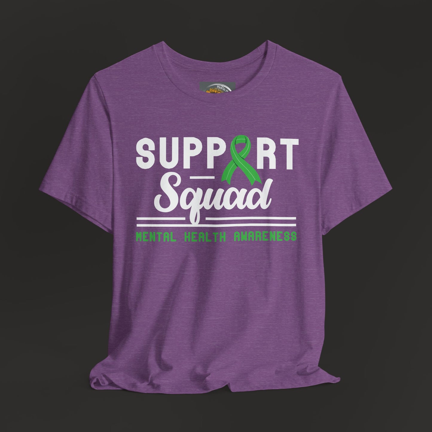 May_mental_health_awareness_month_t-shirt_front_and_mock_up_Heather_team _Purple