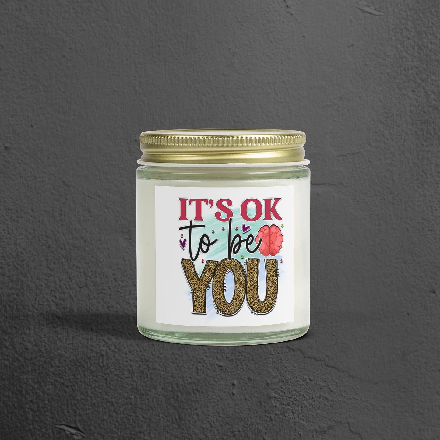 Inspirational Coconut  Candle 4oz - Mental Health Wear TN