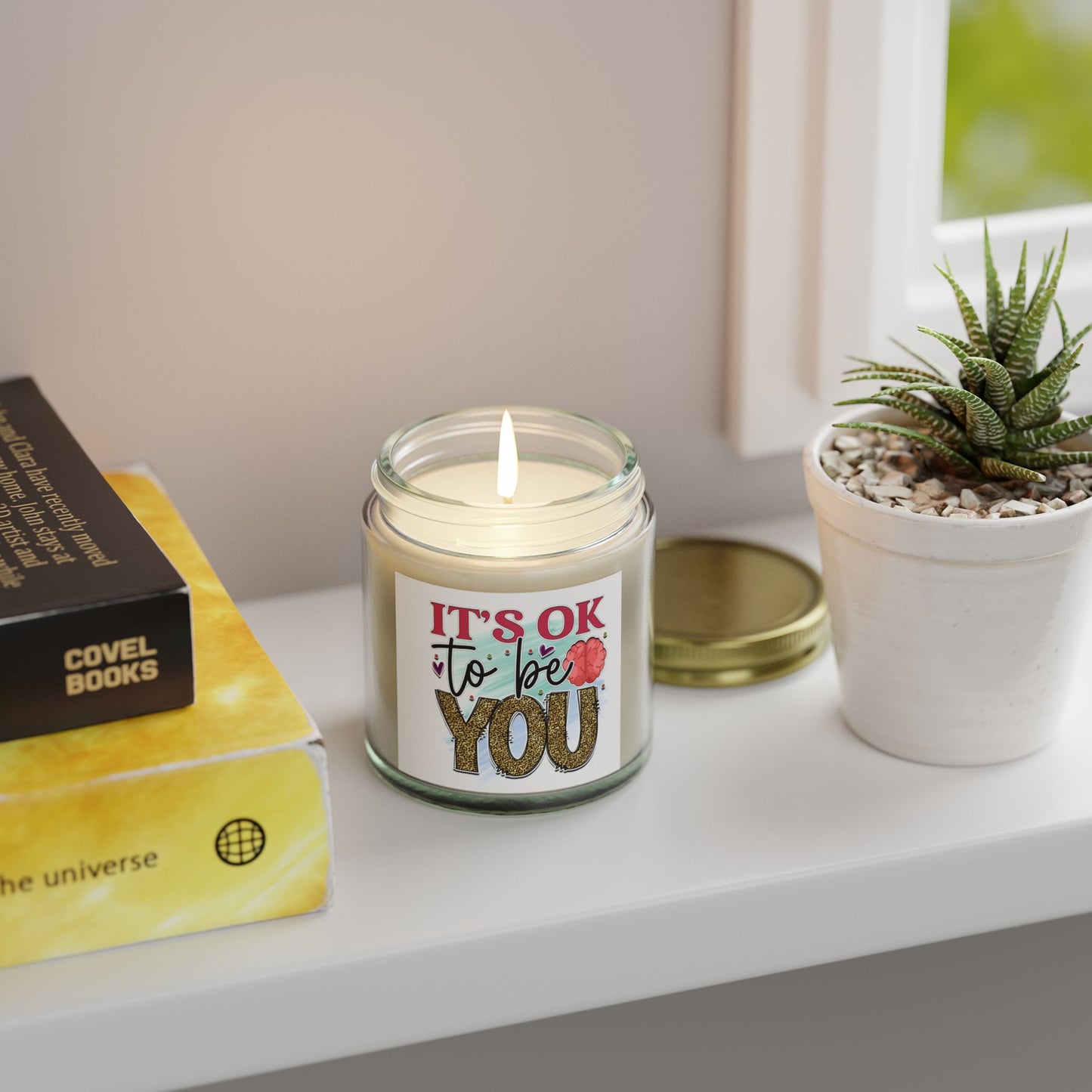 Inspirational Coconut  Candle 4oz - Mental Health Wear TN